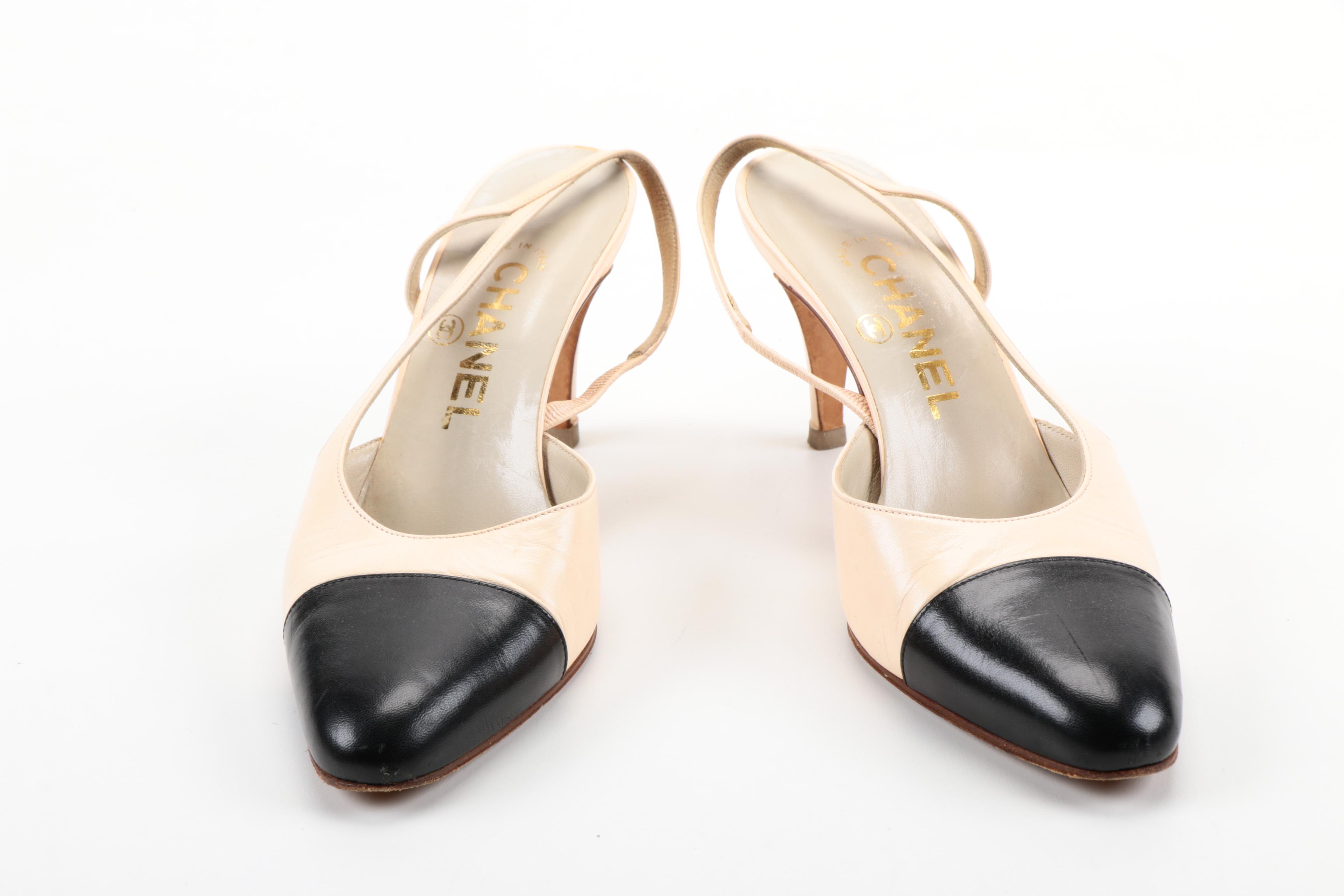 Chanel Sling Back Pumps