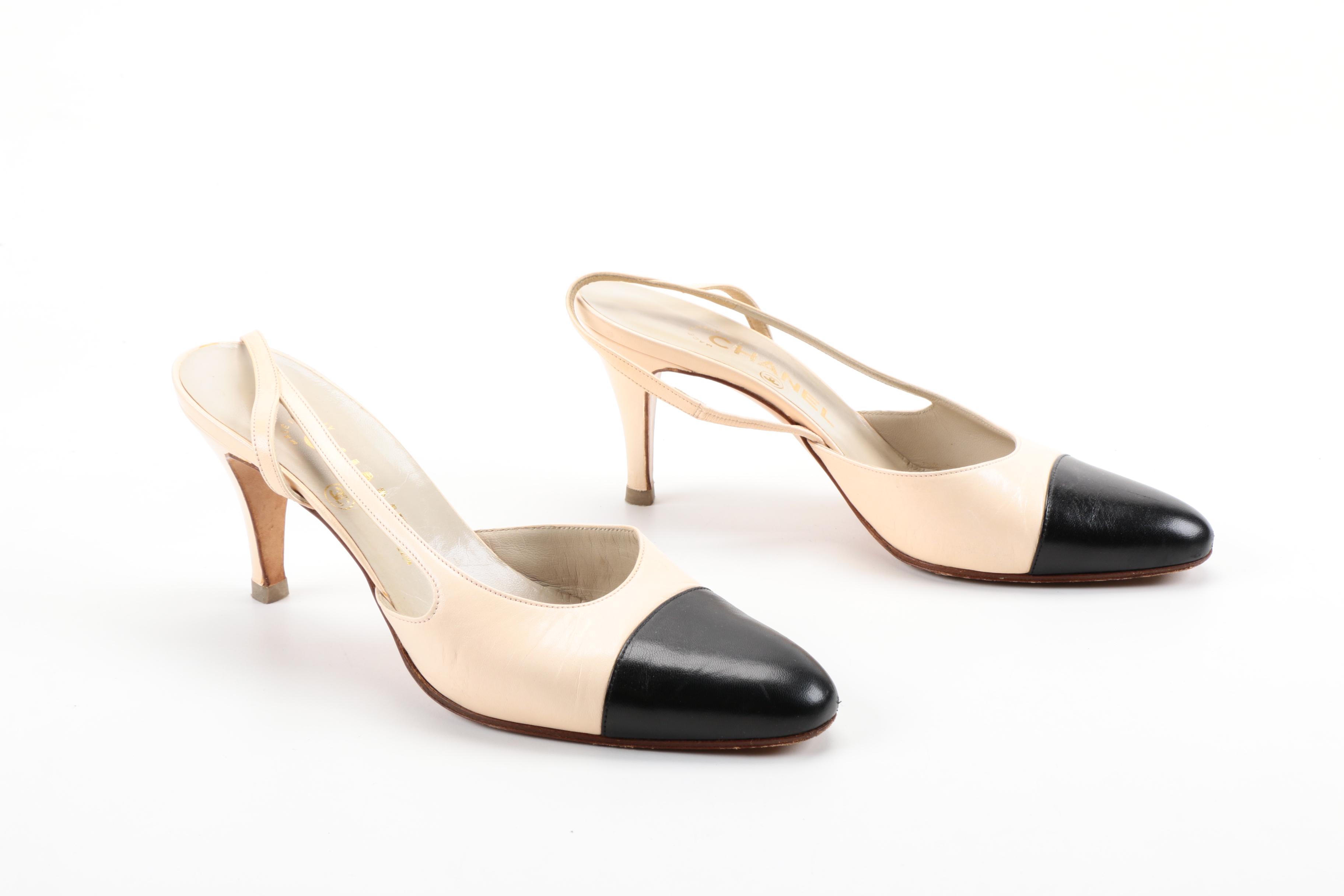 Chanel Sling Back Pumps