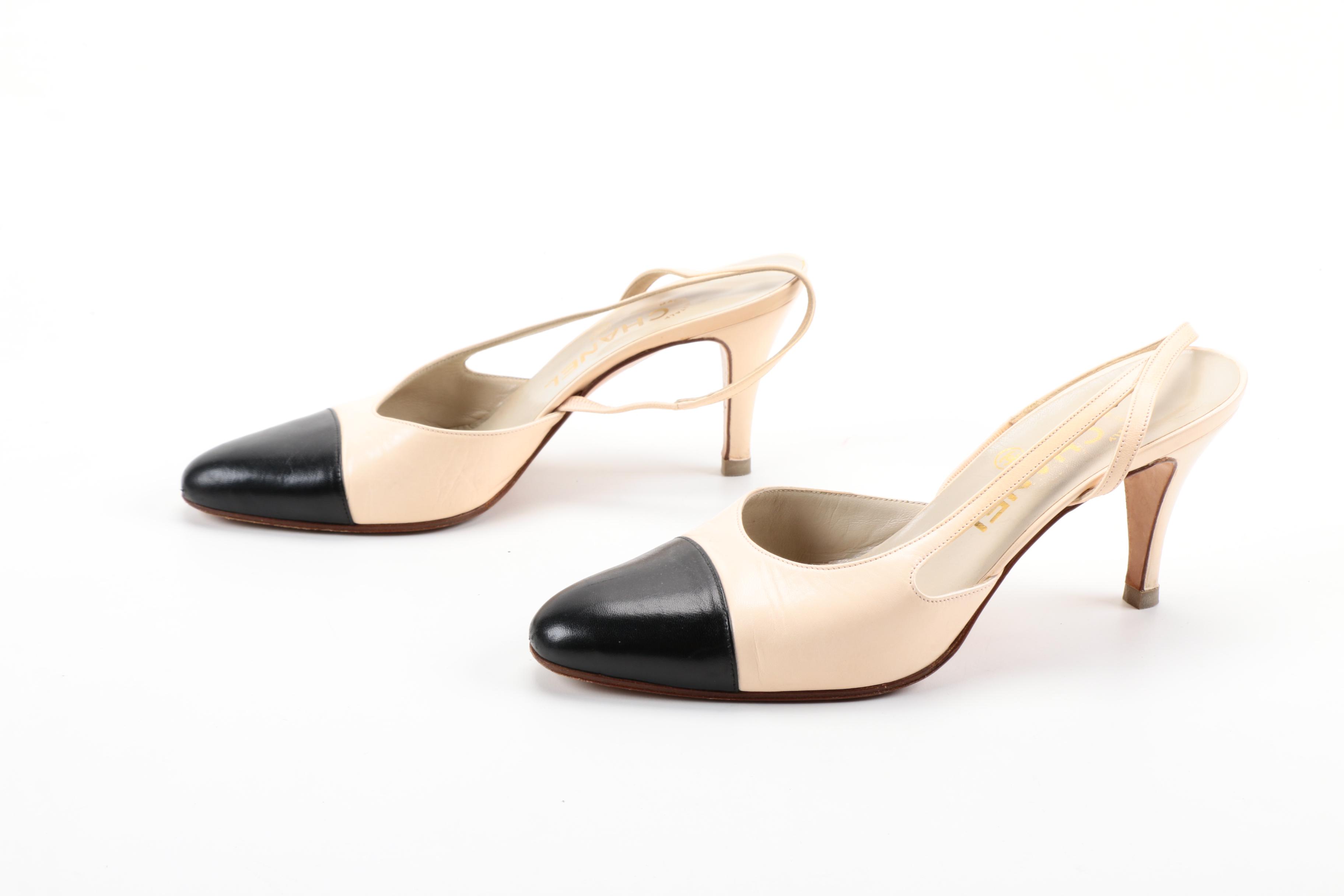 Chanel Sling Back Pumps