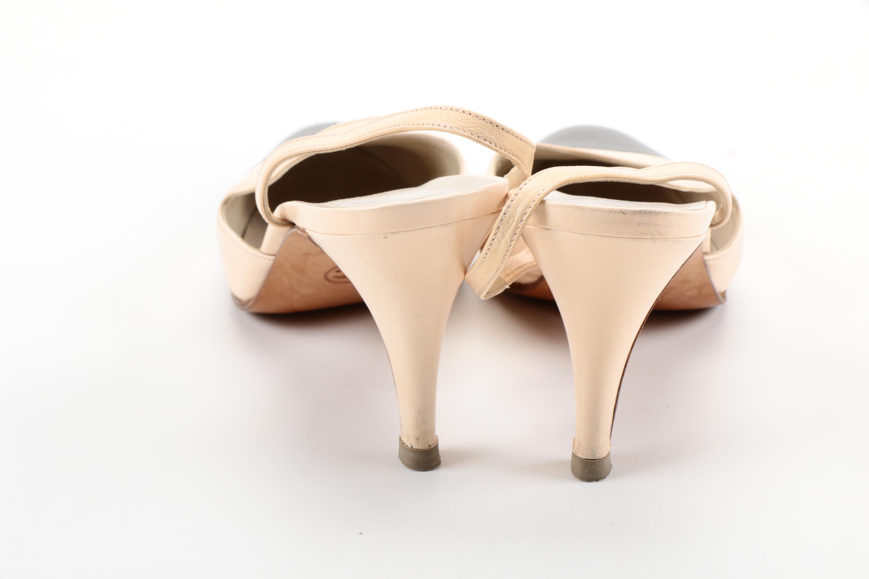 Chanel Sling Back Pumps