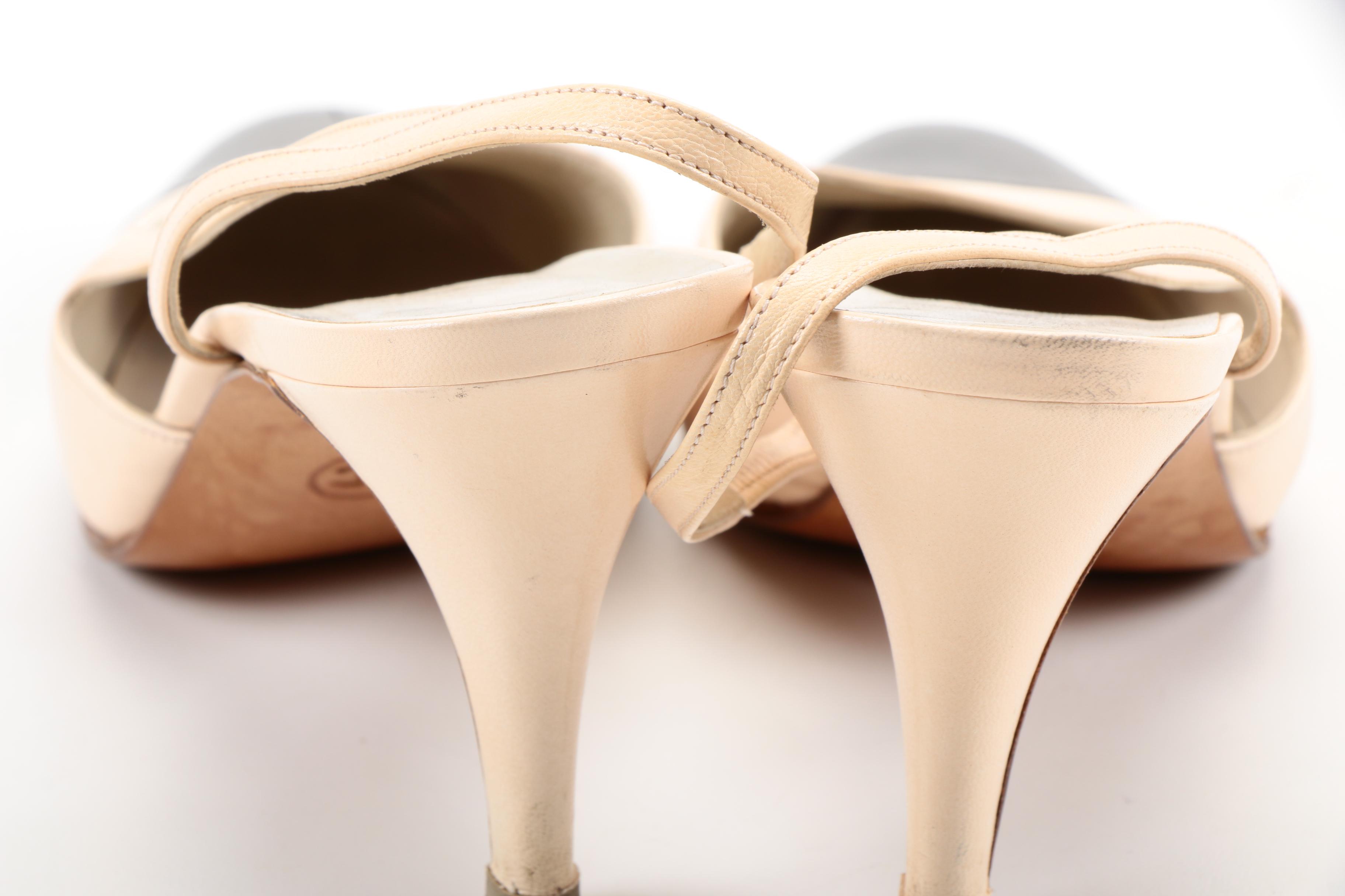 Chanel Sling Back Pumps