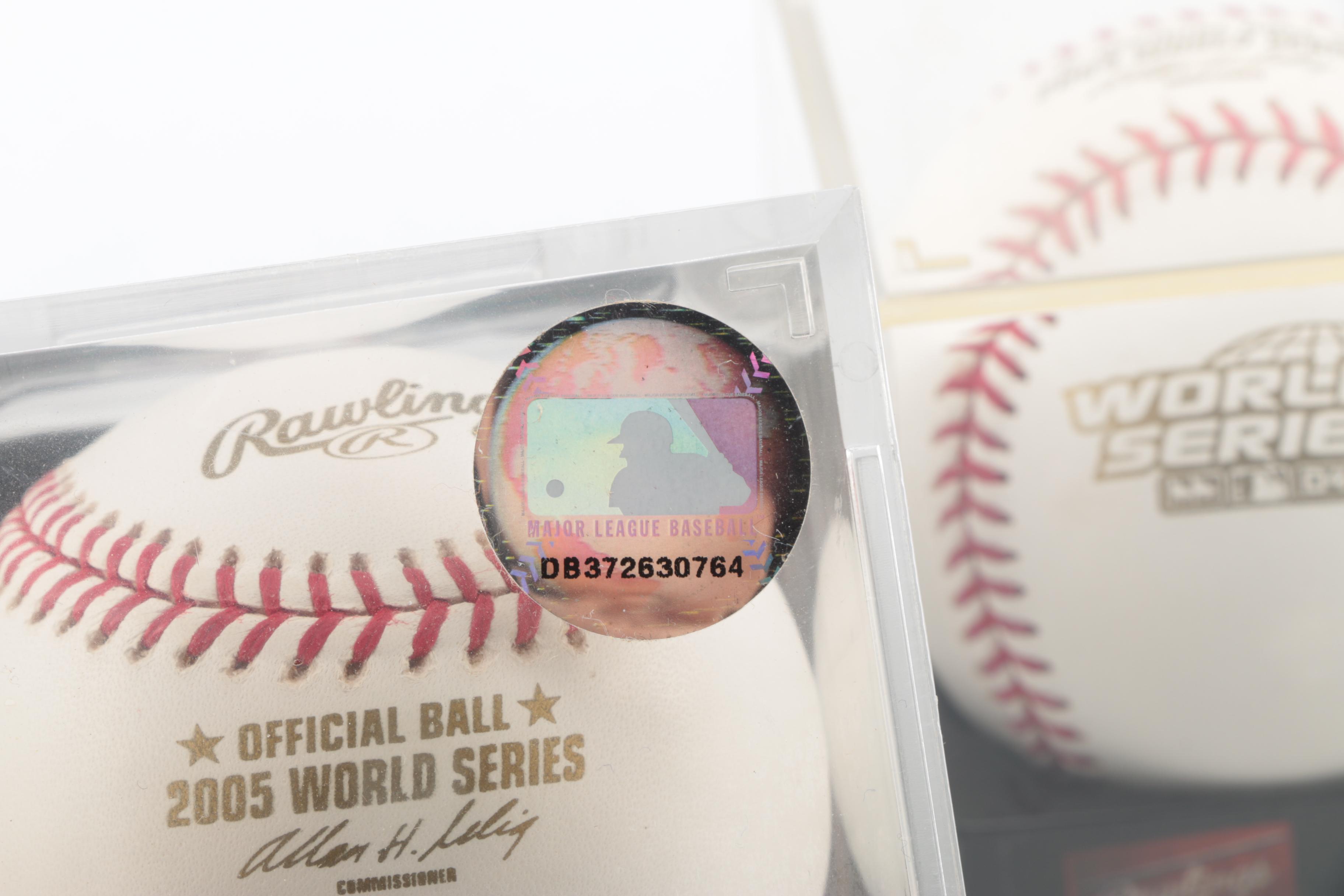 Official MLB World Series Baseballs