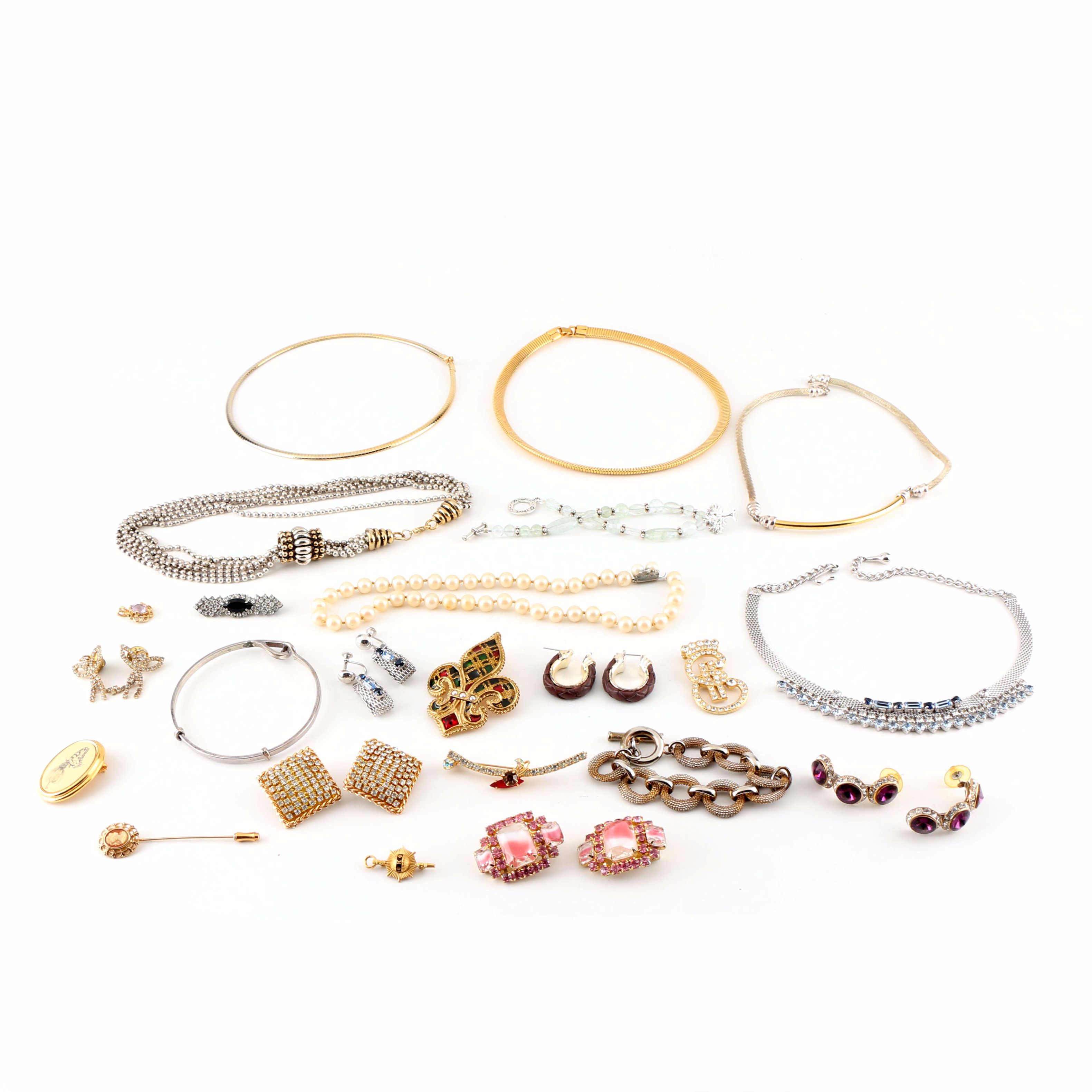 Assortment of Costume Jewelry Featuring Butler & Wilson