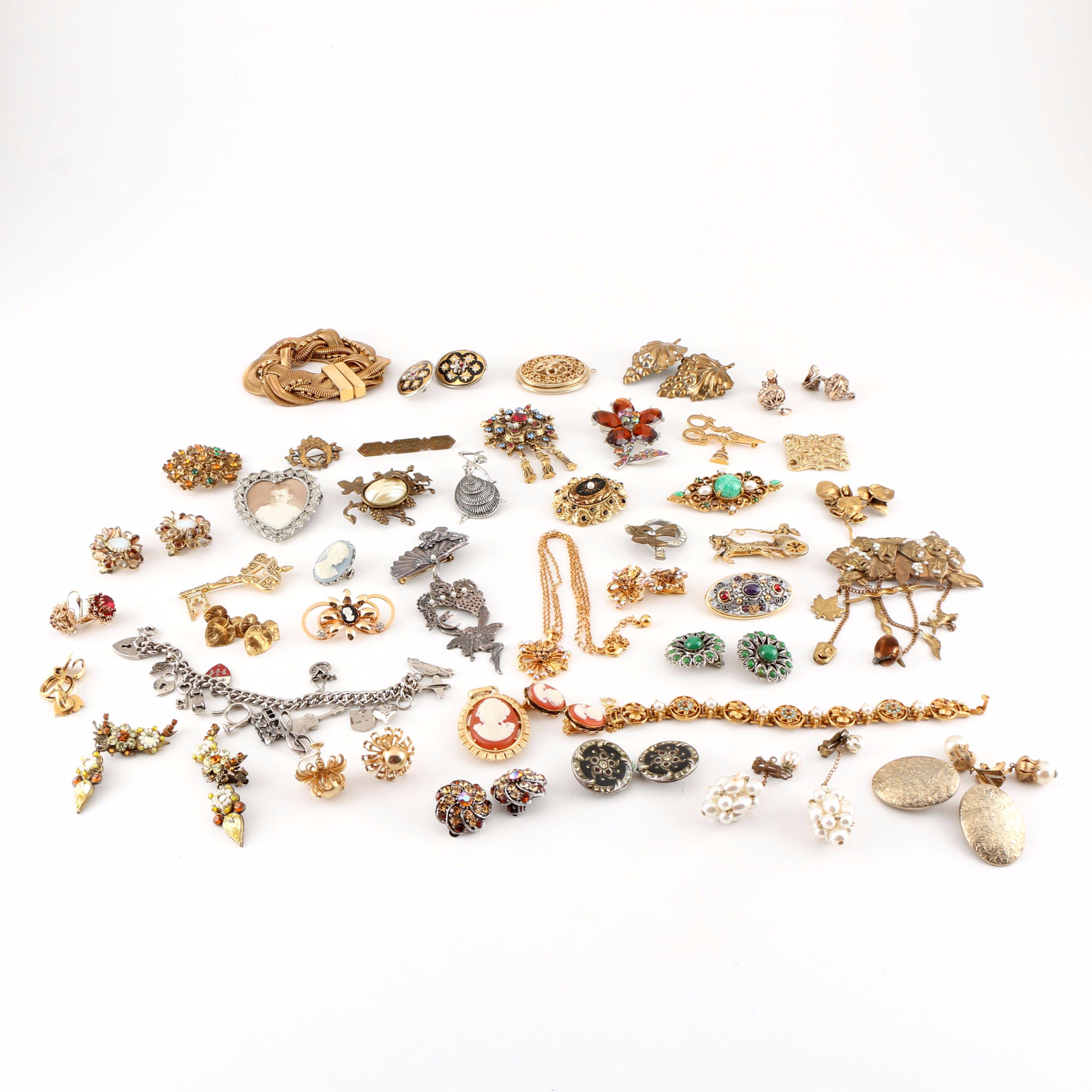 Ornate Costume Jewelry Featuring Rachel Leigh and Sorrelli