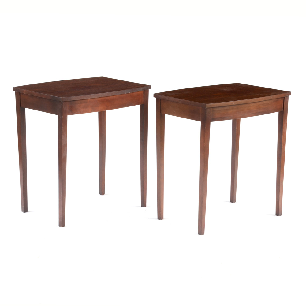 Pair of Walnut End Tables