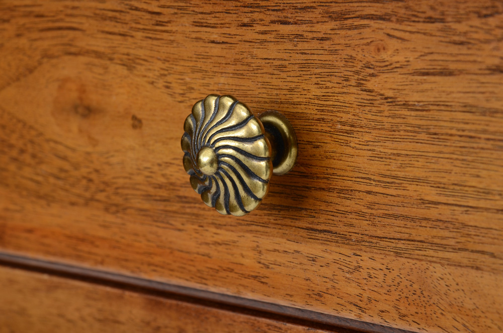 Walnut Console Table By Henredon