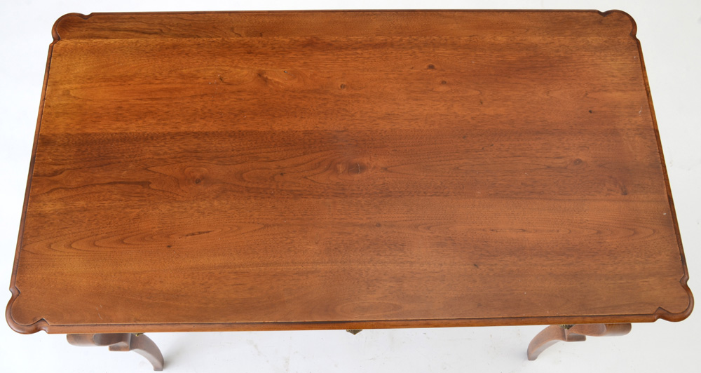 Walnut Console Table By Henredon