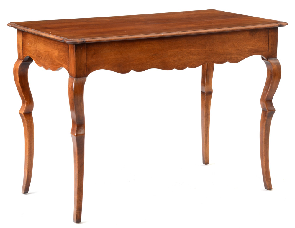 Walnut Console Table By Henredon