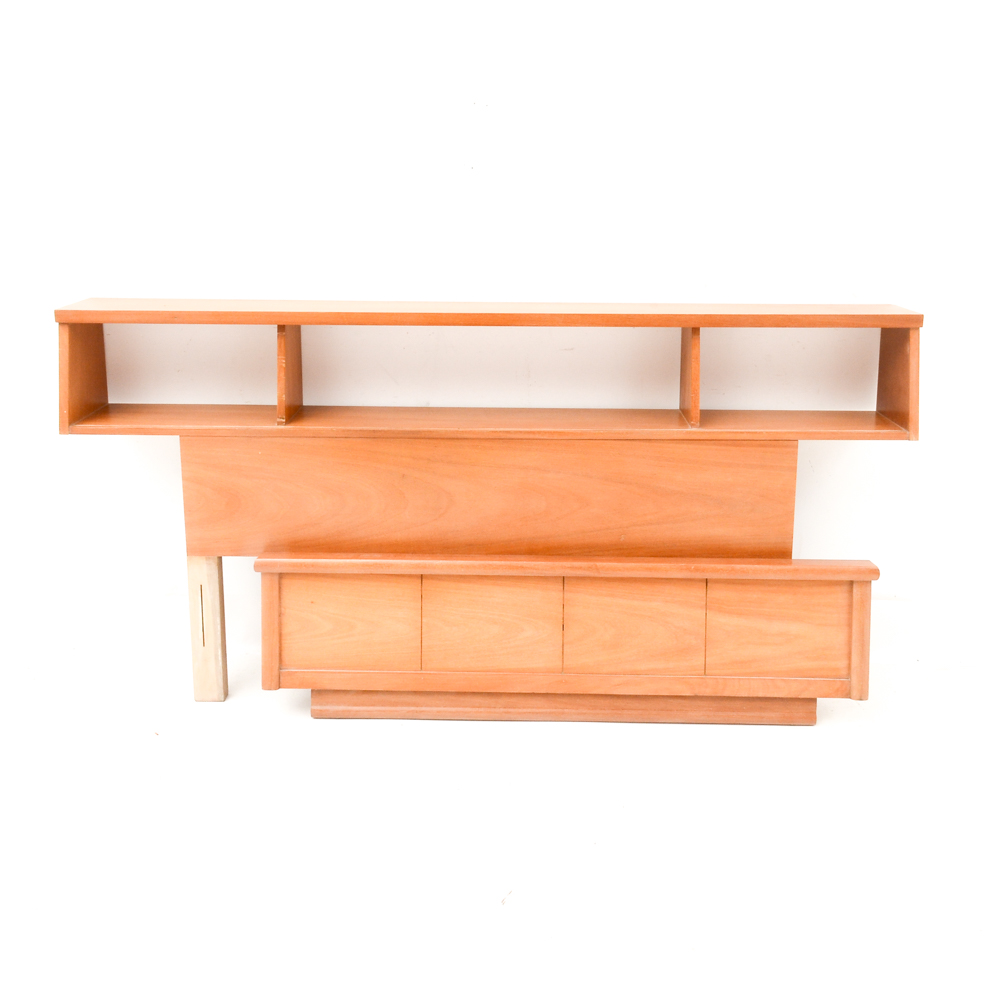 Mid Century Modern Headboard and Footboard
