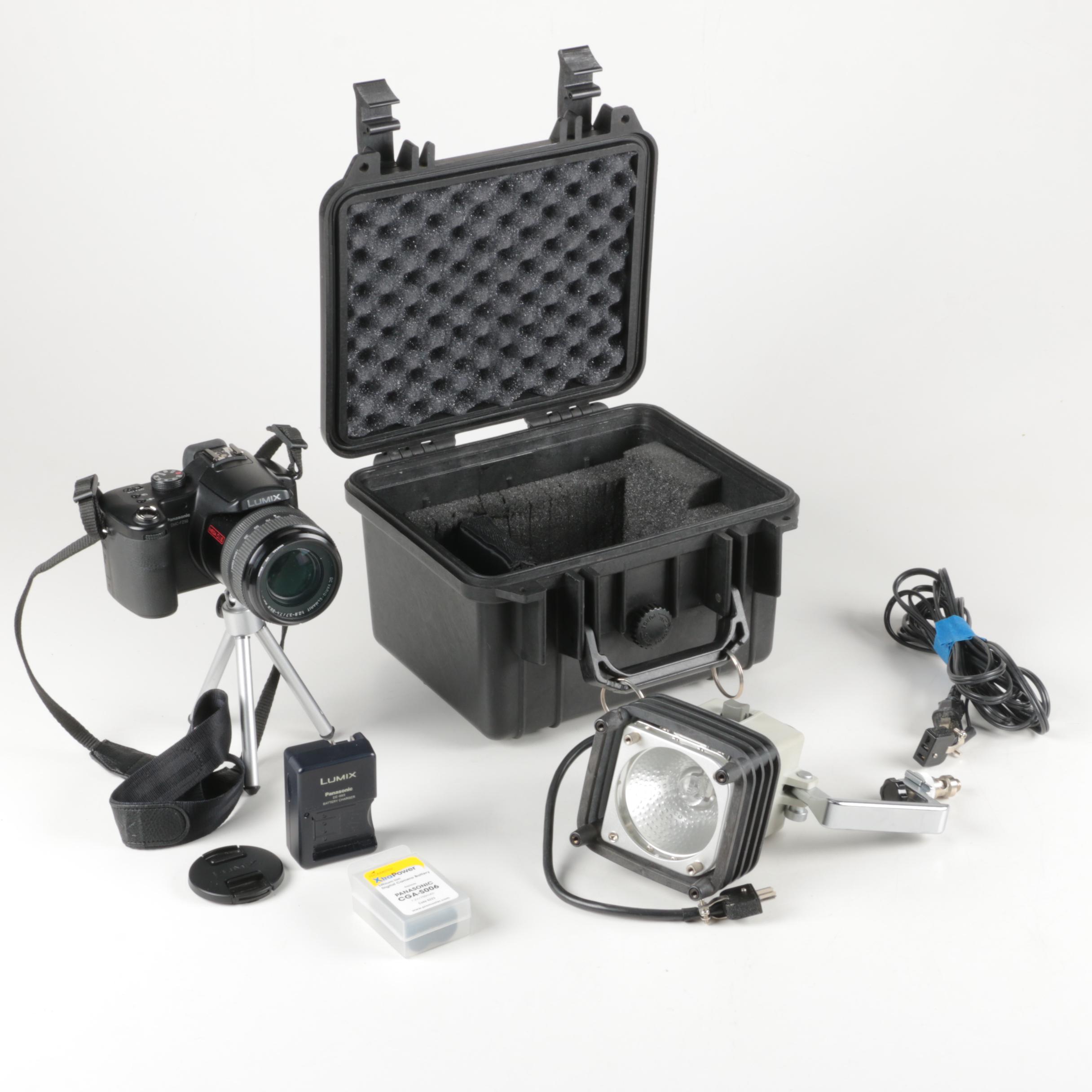 Panasonic Lumix DMC FZ50 Camera and Accessories