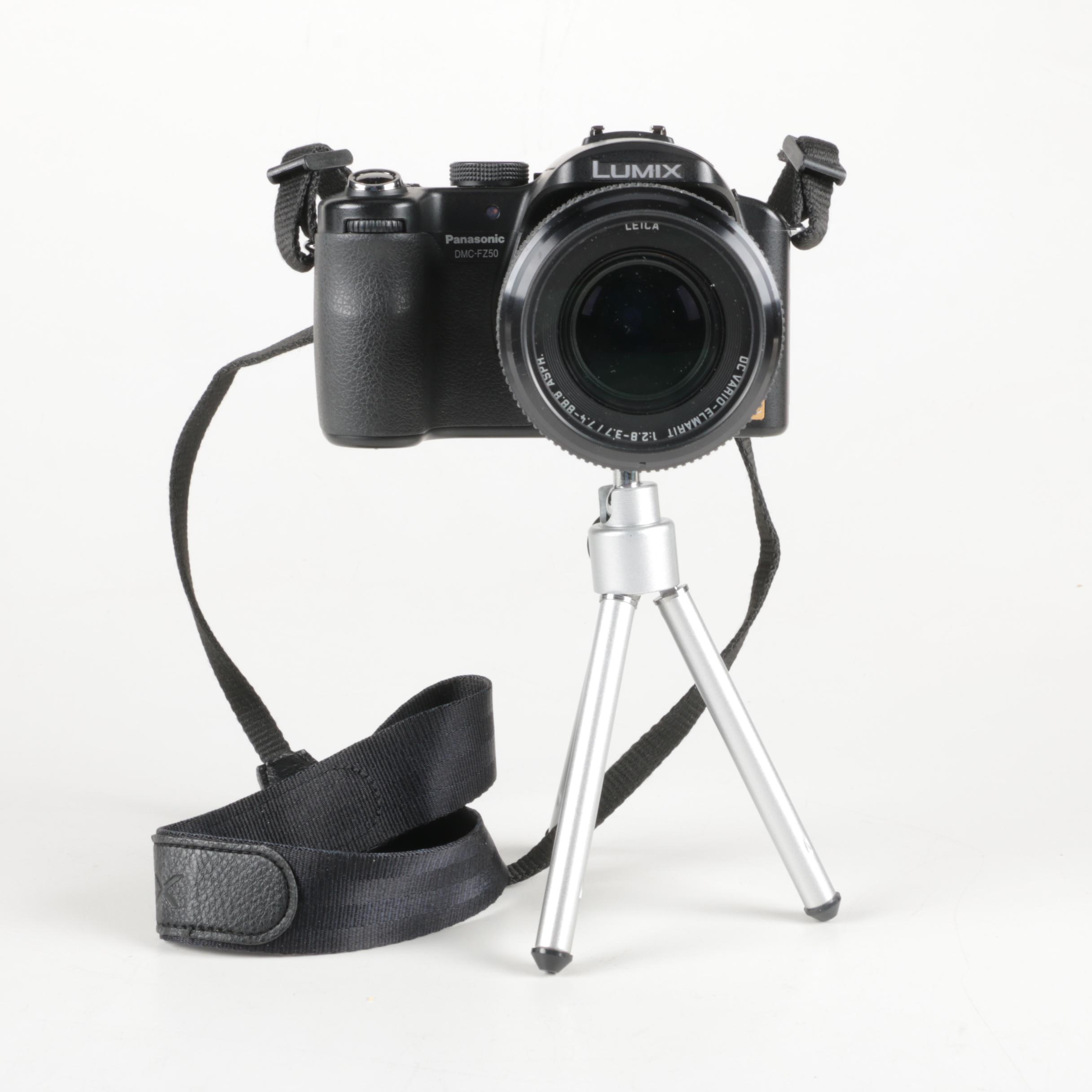 Panasonic Lumix DMC FZ50 Camera and Accessories