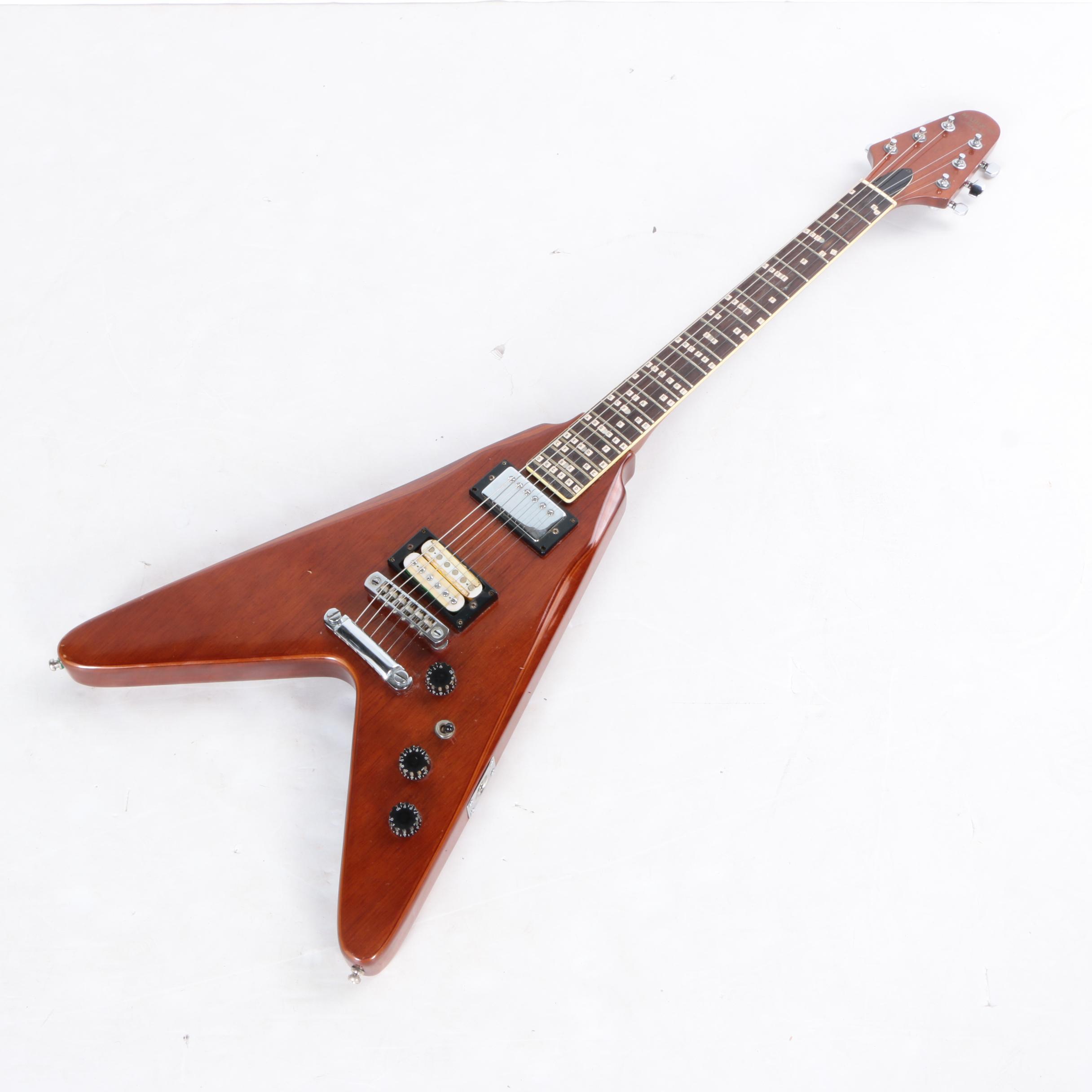 Harmony Marquis Flying V Style Electric Guitar with Case