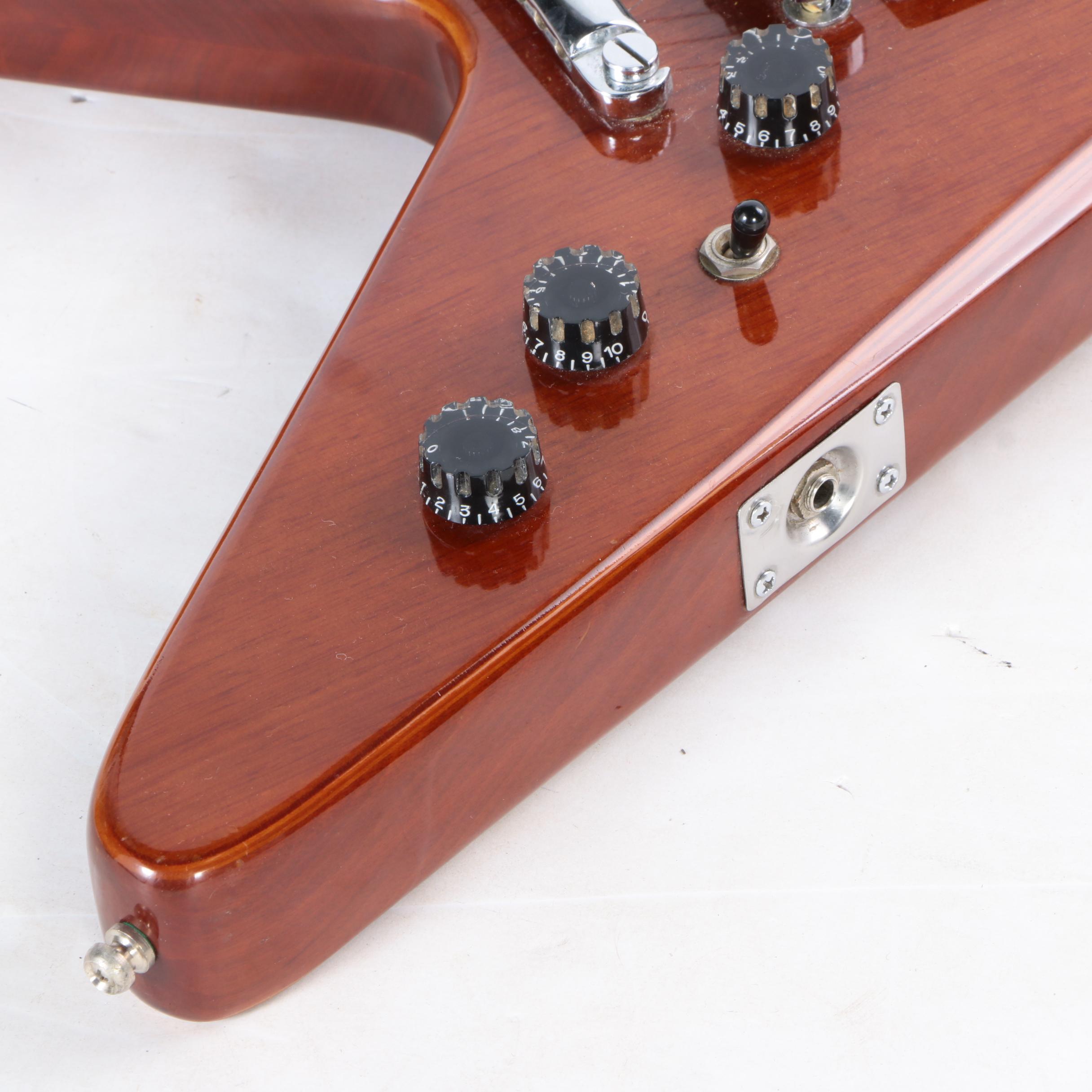 Harmony Marquis Flying V Style Electric Guitar with Case