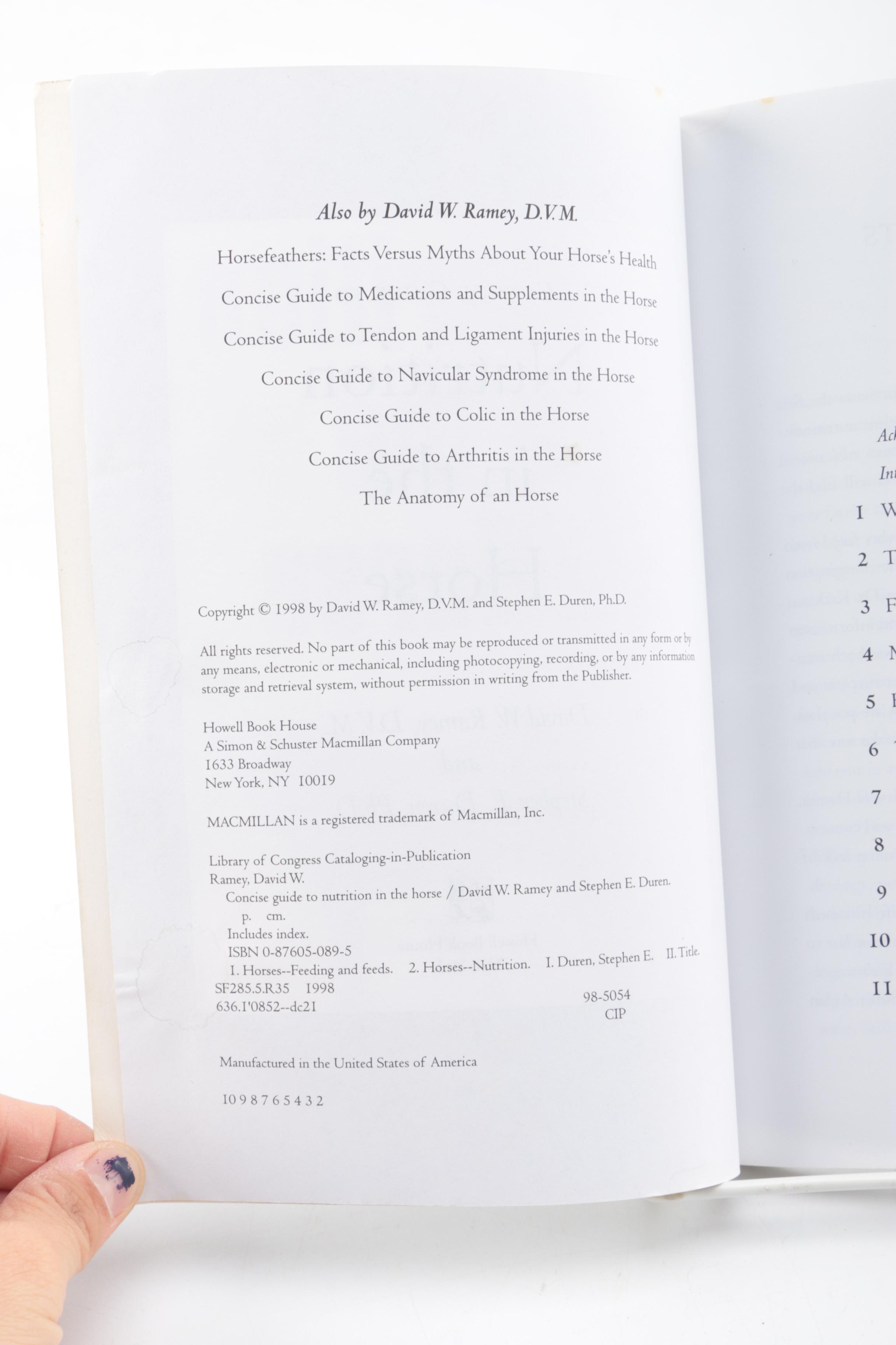 Nine Books on Horses