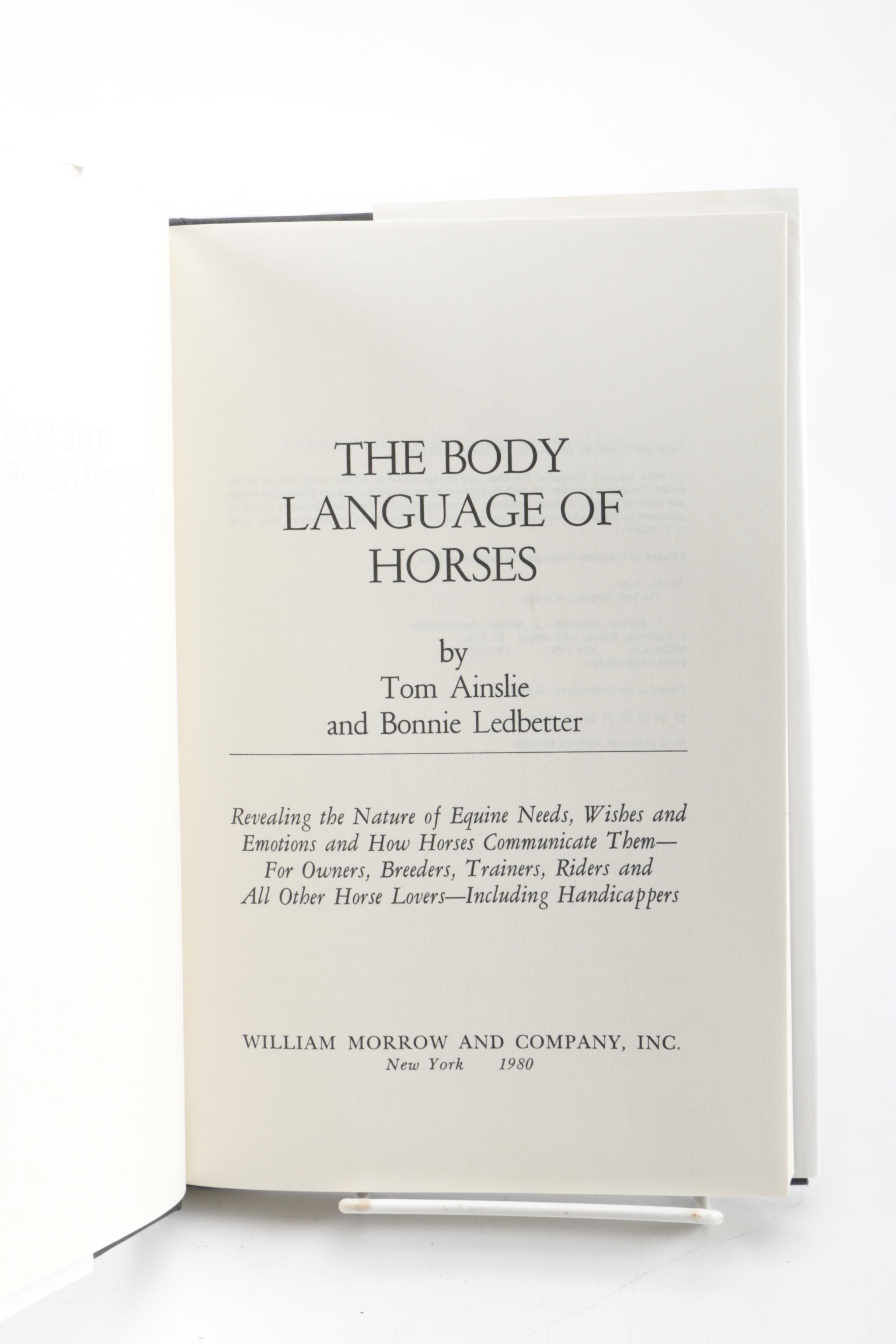 Nine Books on Horses