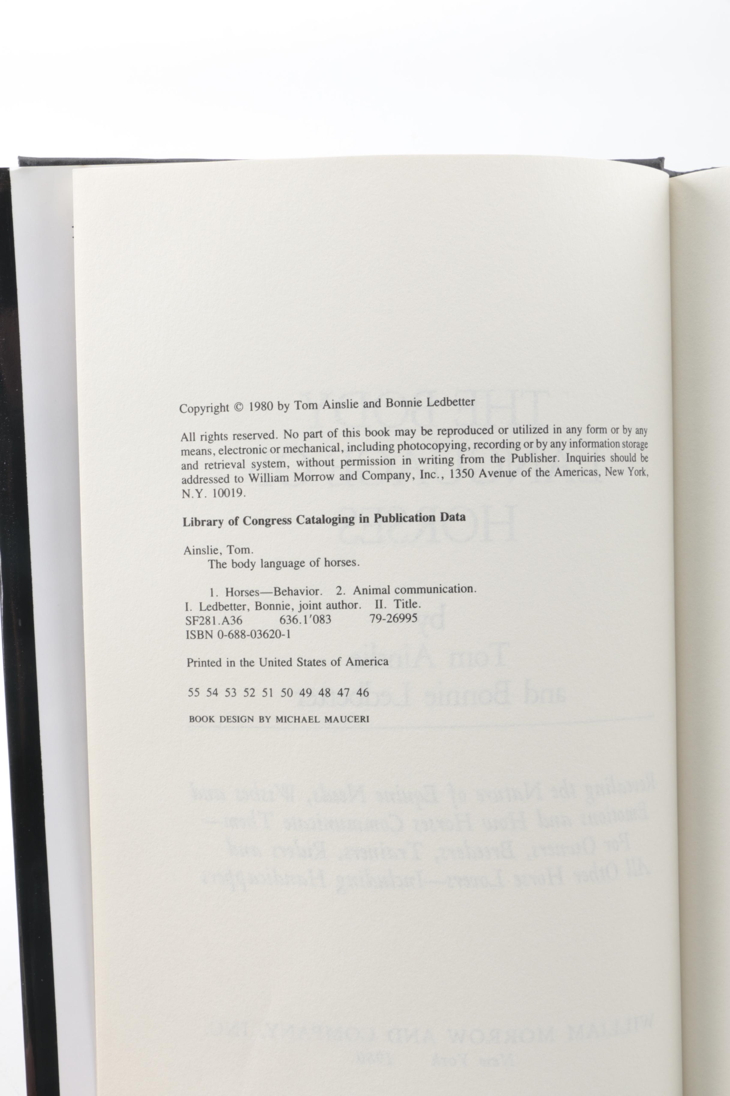 Nine Books on Horses