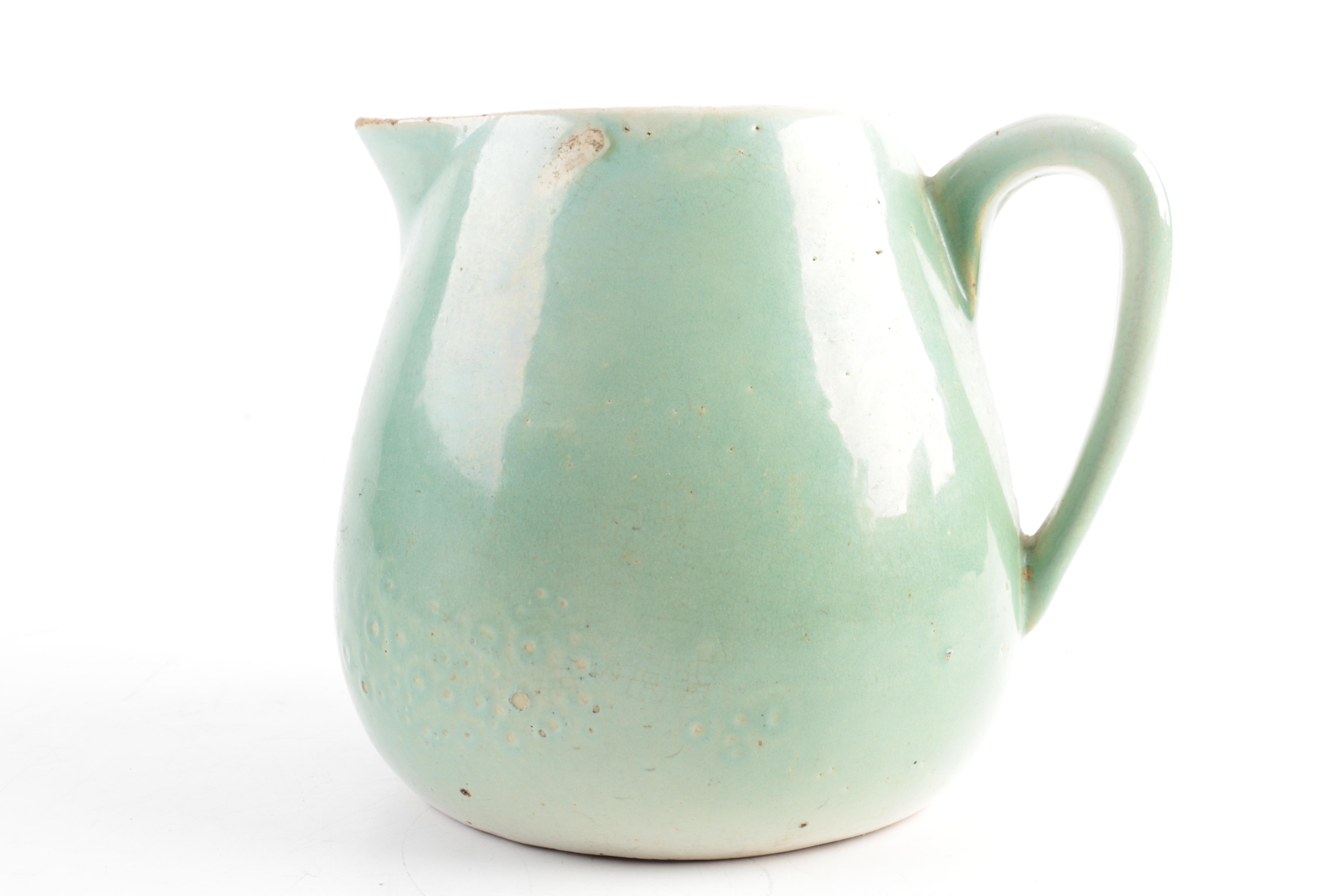 Vintage McCoy and Zanesville Pottery Pitchers