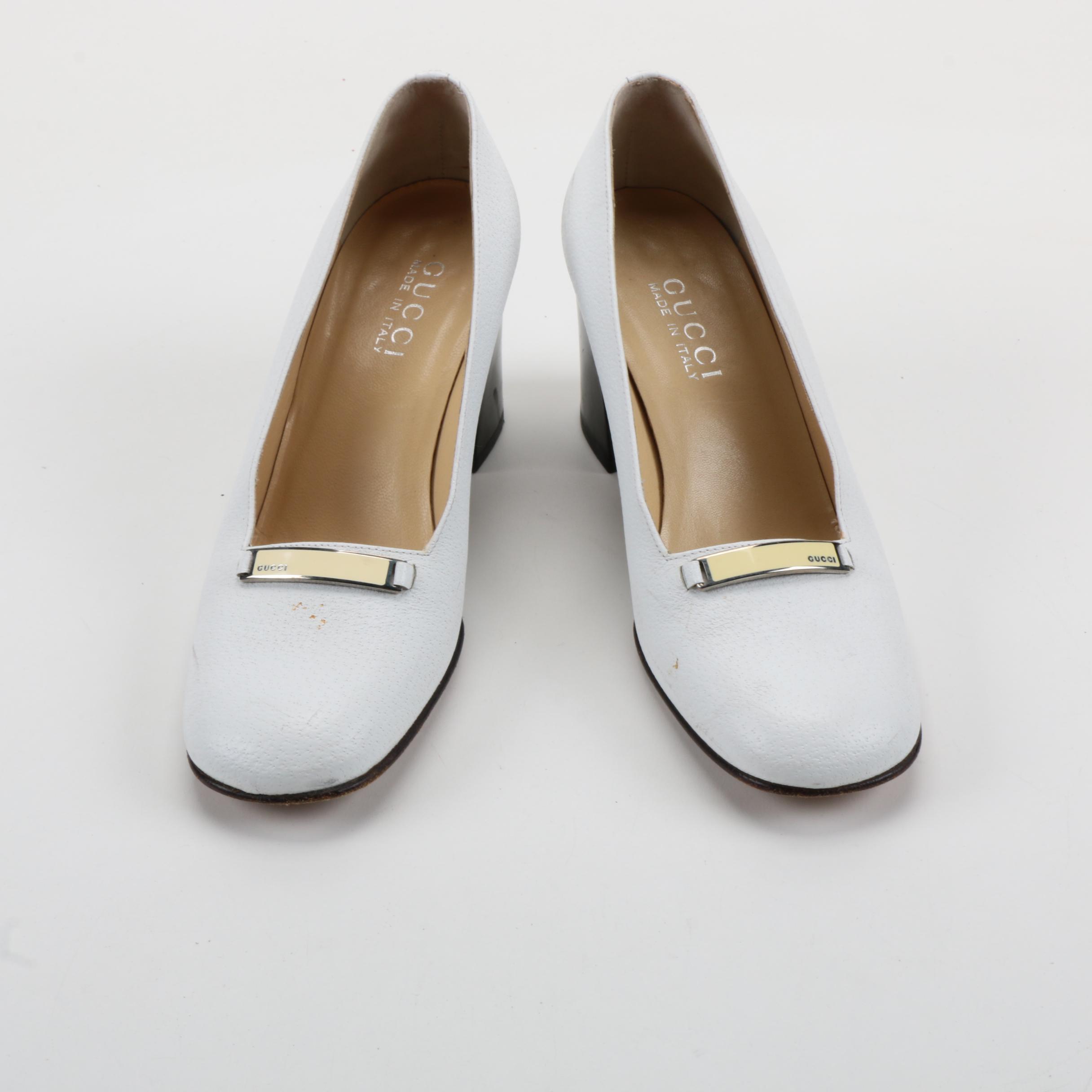Women's Gucci Leather Pumps