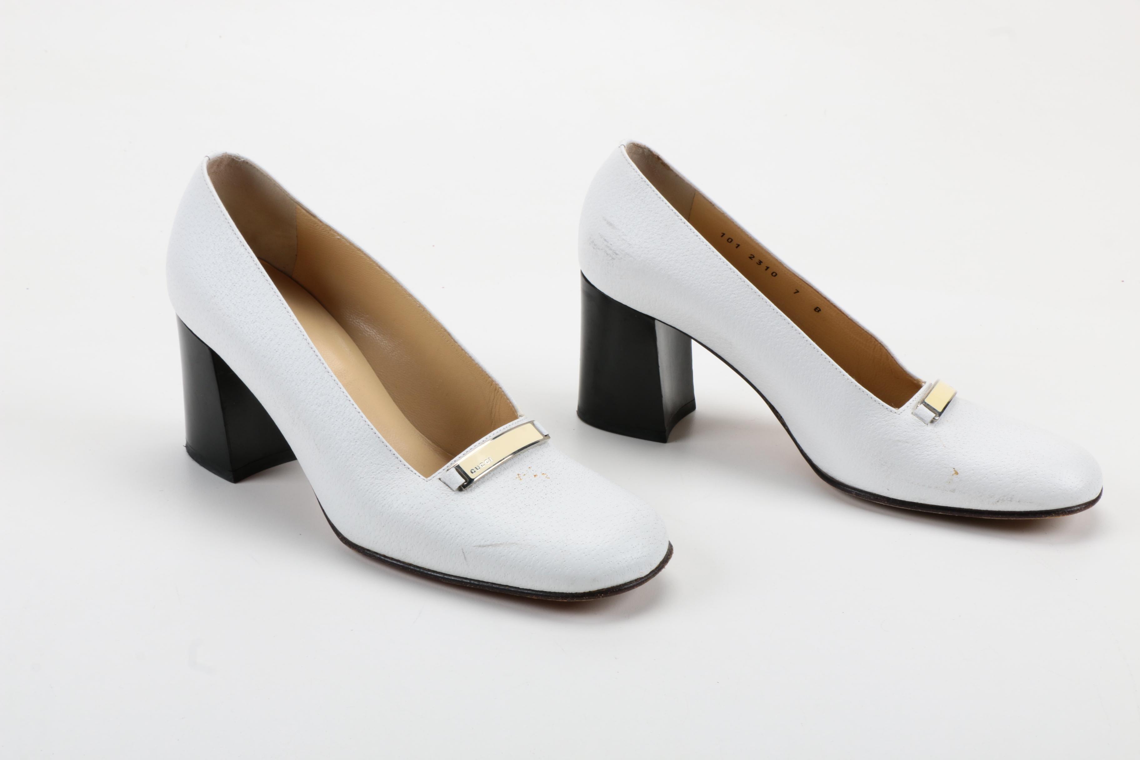 Women's Gucci Leather Pumps