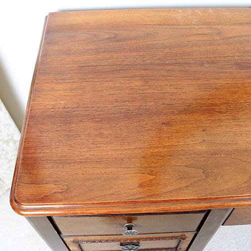 Vintage Walnut Sideboard by Merriman Cabinet Co.