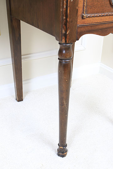 Vintage Walnut Sideboard by Merriman Cabinet Co.