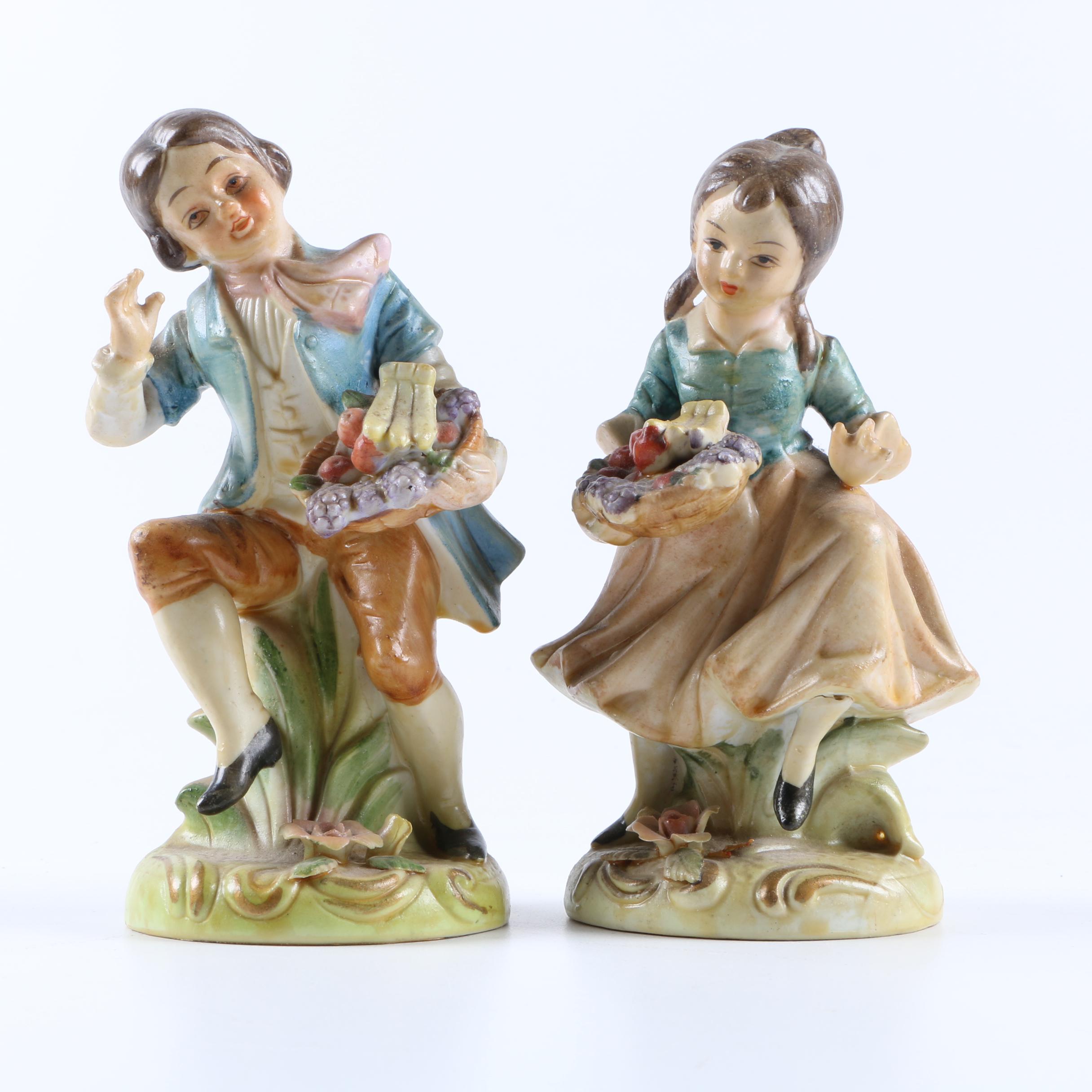 Pair of Napcoware Ceramic Figurines