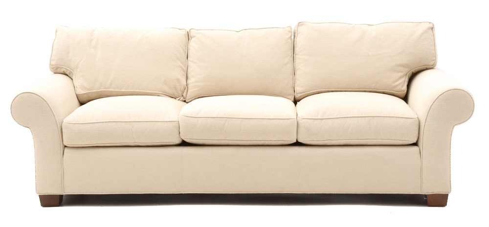 Contemporary Rolled Arm Sofa By Dapha