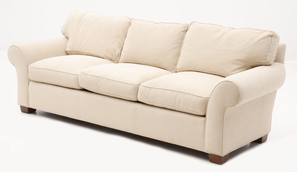 Contemporary Rolled Arm Sofa By Dapha