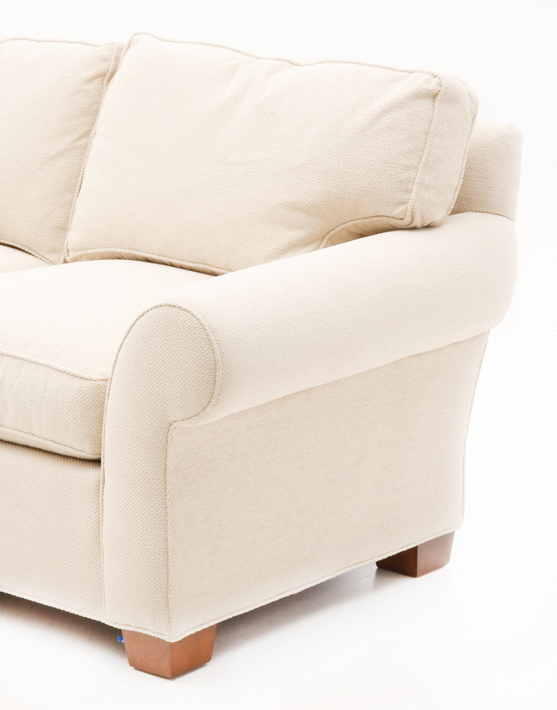 Contemporary Rolled Arm Sofa By Dapha