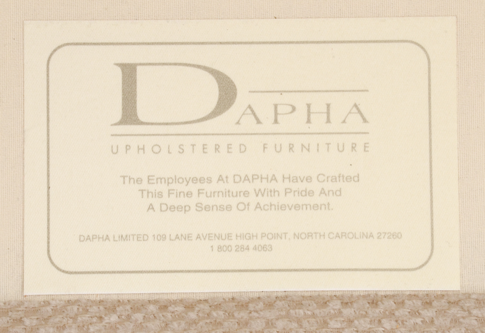 Contemporary Rolled Arm Sofa By Dapha