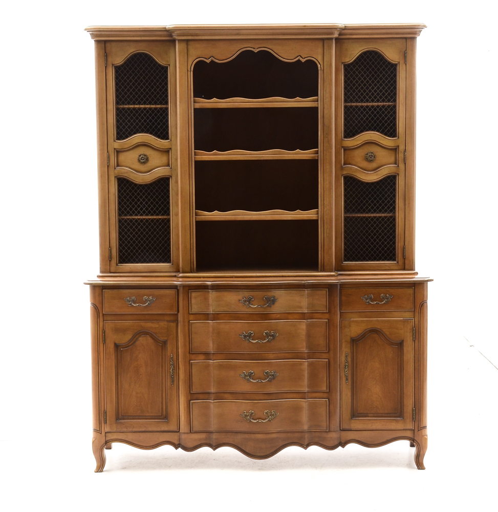 French Provincial Buffet With Hutch By Fancher