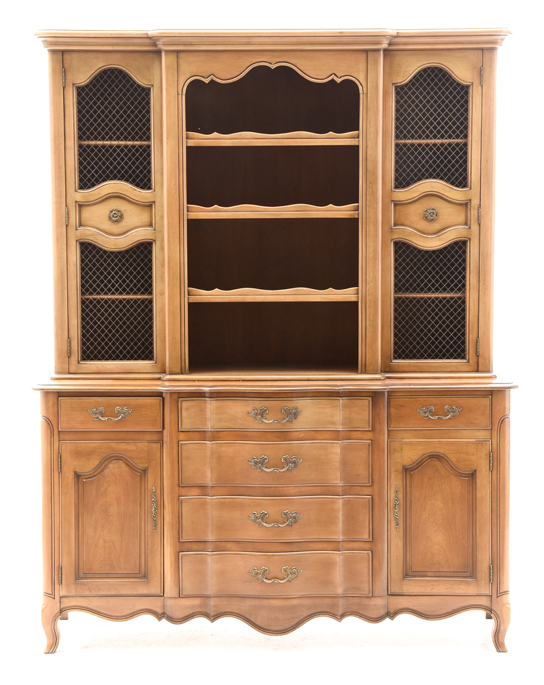 French Provincial Buffet With Hutch By Fancher