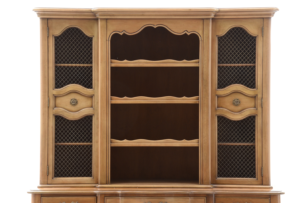 French Provincial Buffet With Hutch By Fancher