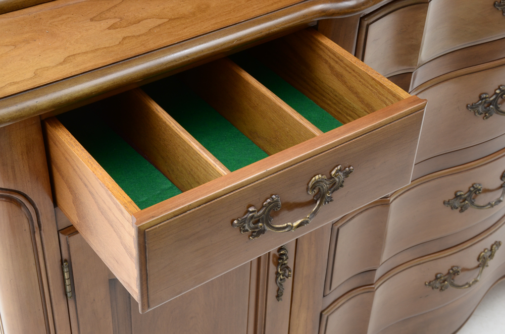 French Provincial Buffet With Hutch By Fancher