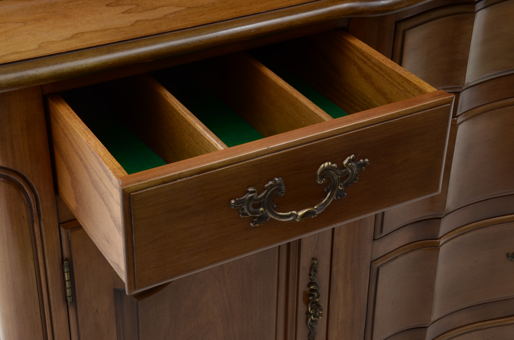 French Provincial Buffet With Hutch By Fancher