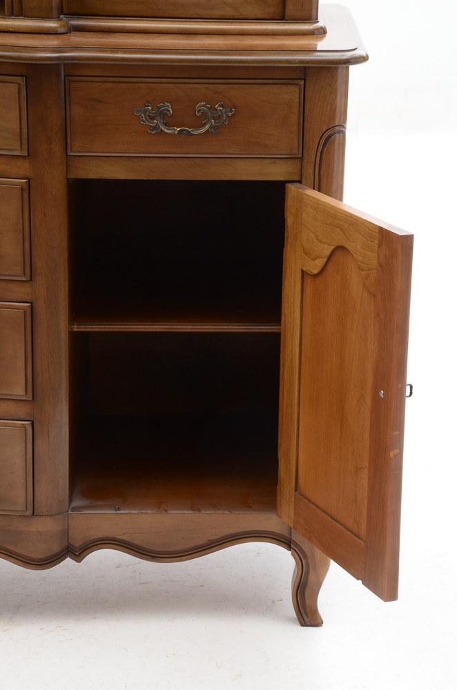 French Provincial Buffet With Hutch By Fancher