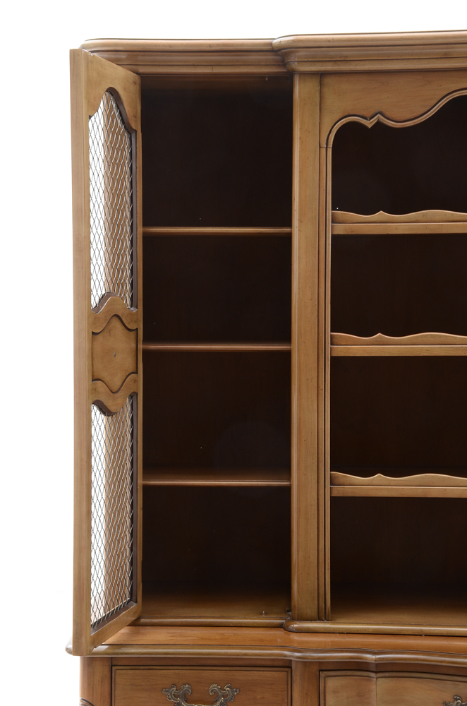 French Provincial Buffet With Hutch By Fancher