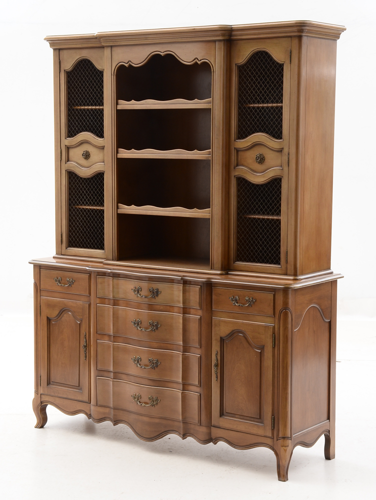 French Provincial Buffet With Hutch By Fancher