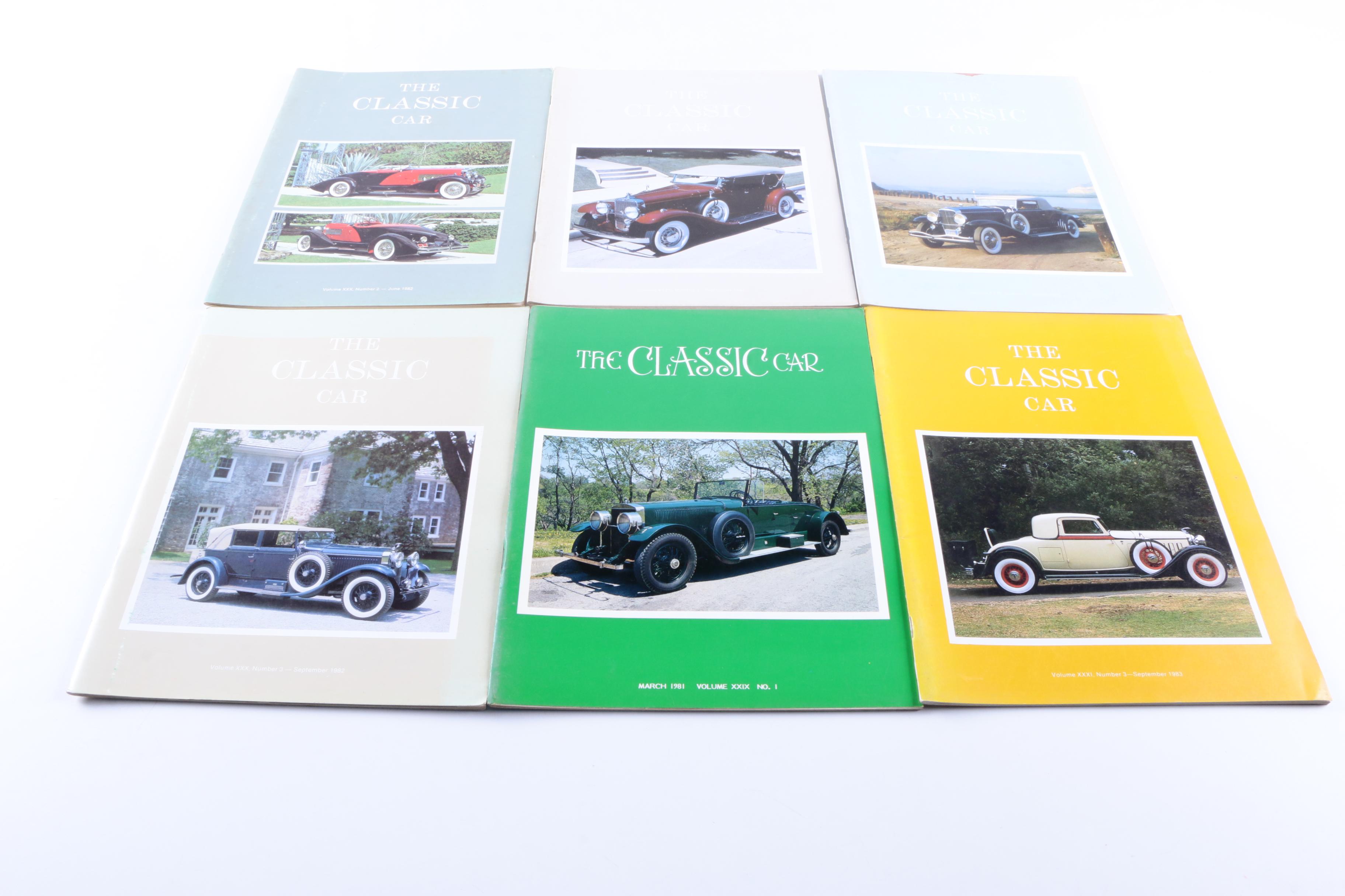 1980s "The Classic Car" Magazines