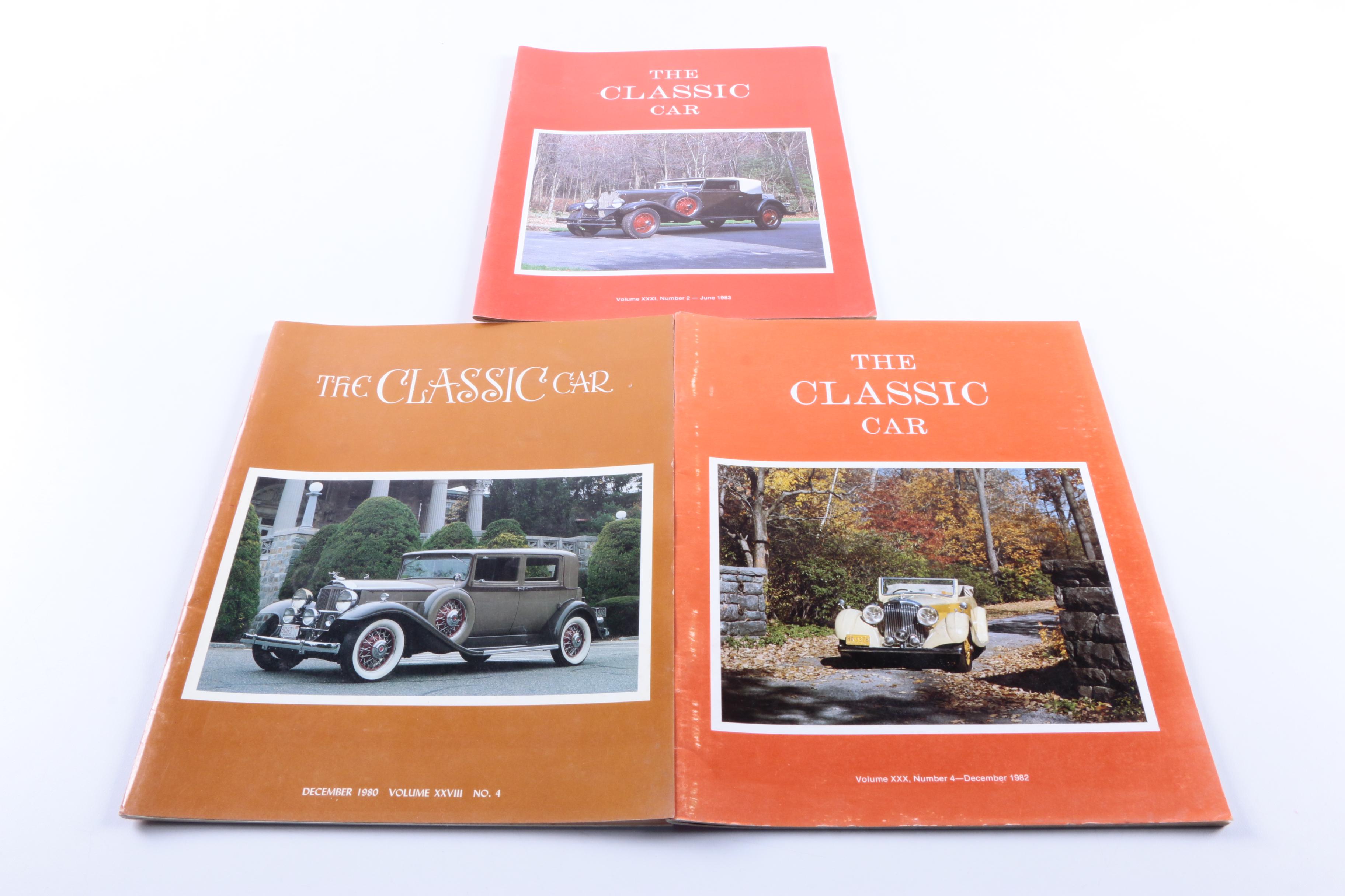 1980s "The Classic Car" Magazines