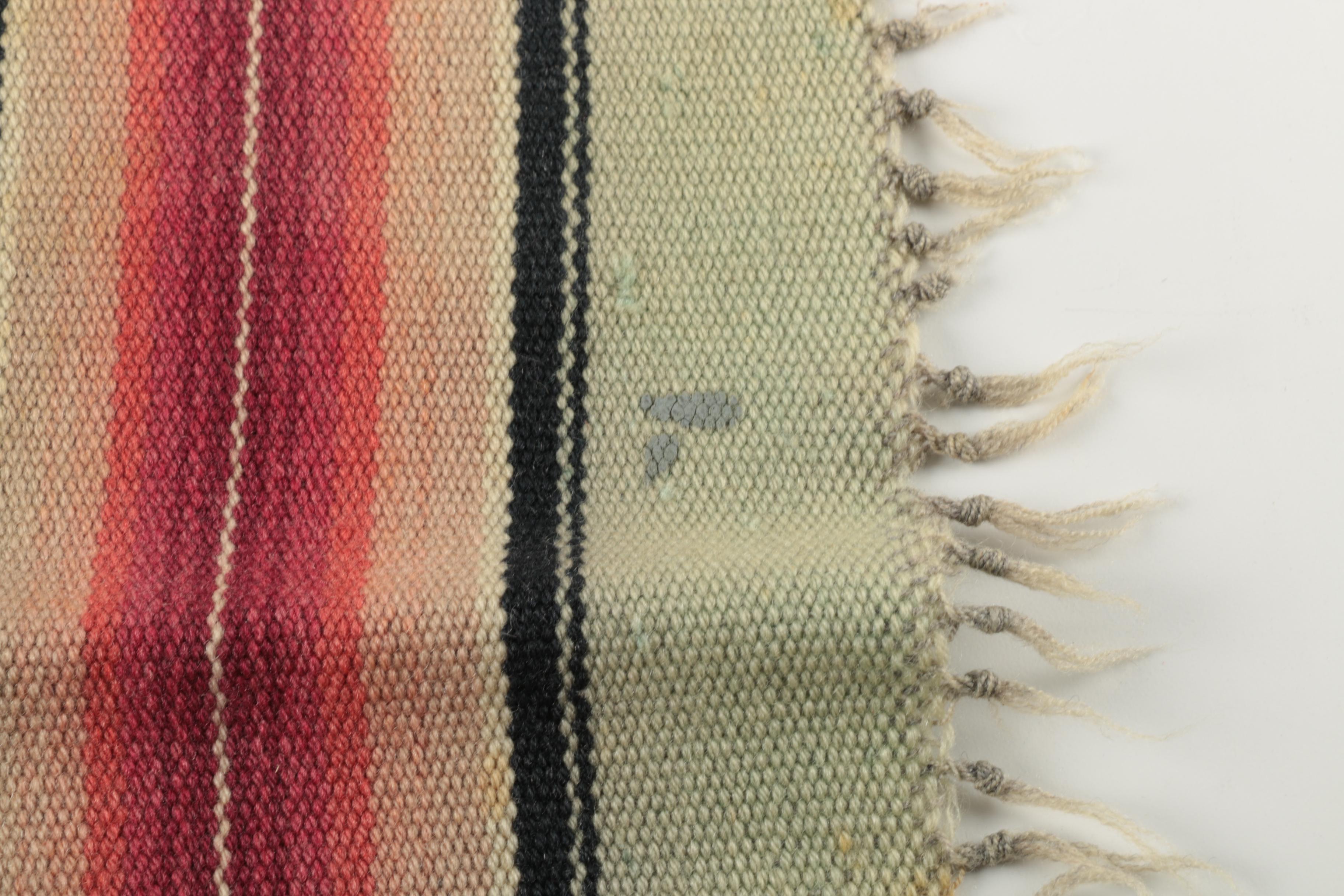Native American Woven Wool Lap Rug