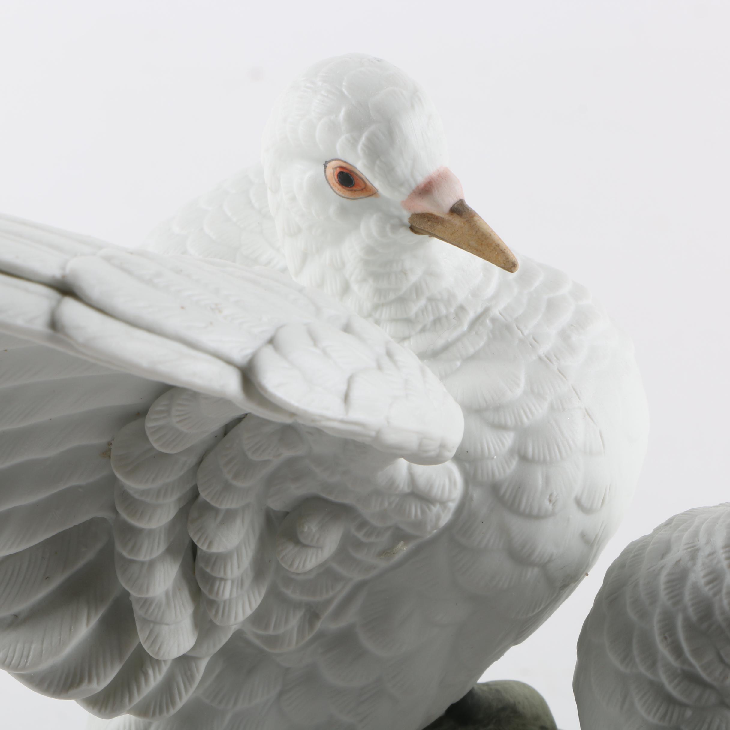 Andrea by Sadek "White Dove" Ceramic Figurine