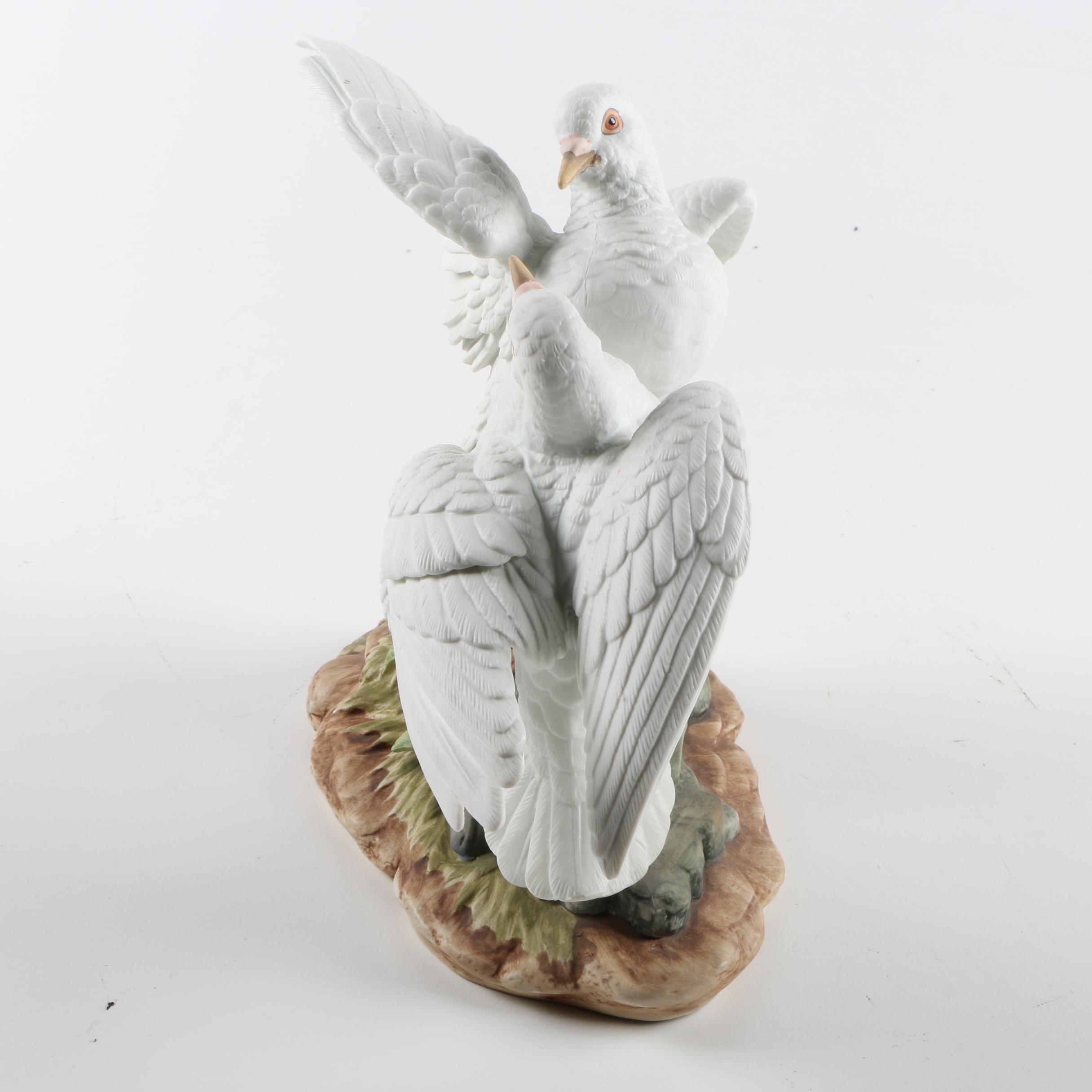 Andrea by Sadek "White Dove" Ceramic Figurine