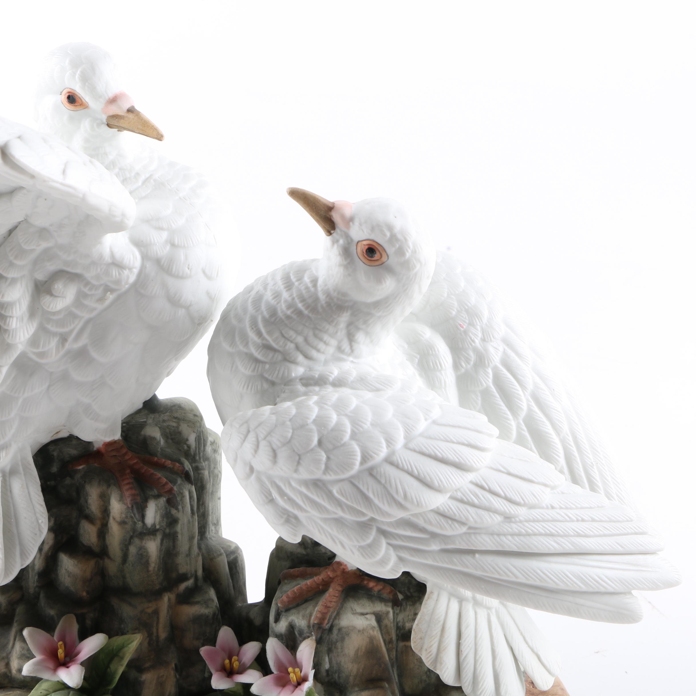 Andrea by Sadek "White Dove" Ceramic Figurine