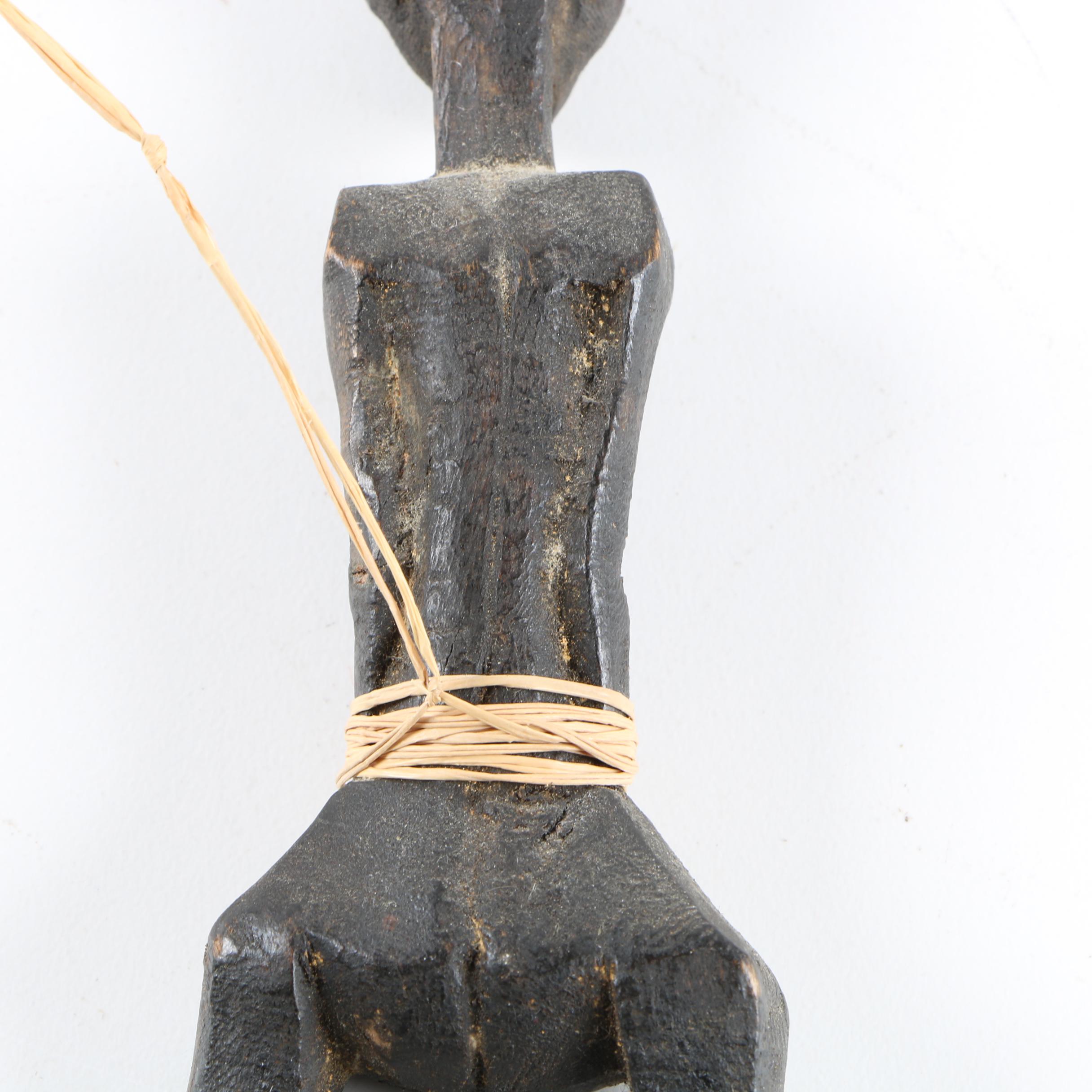 Wood Carved West African Weaving Tool