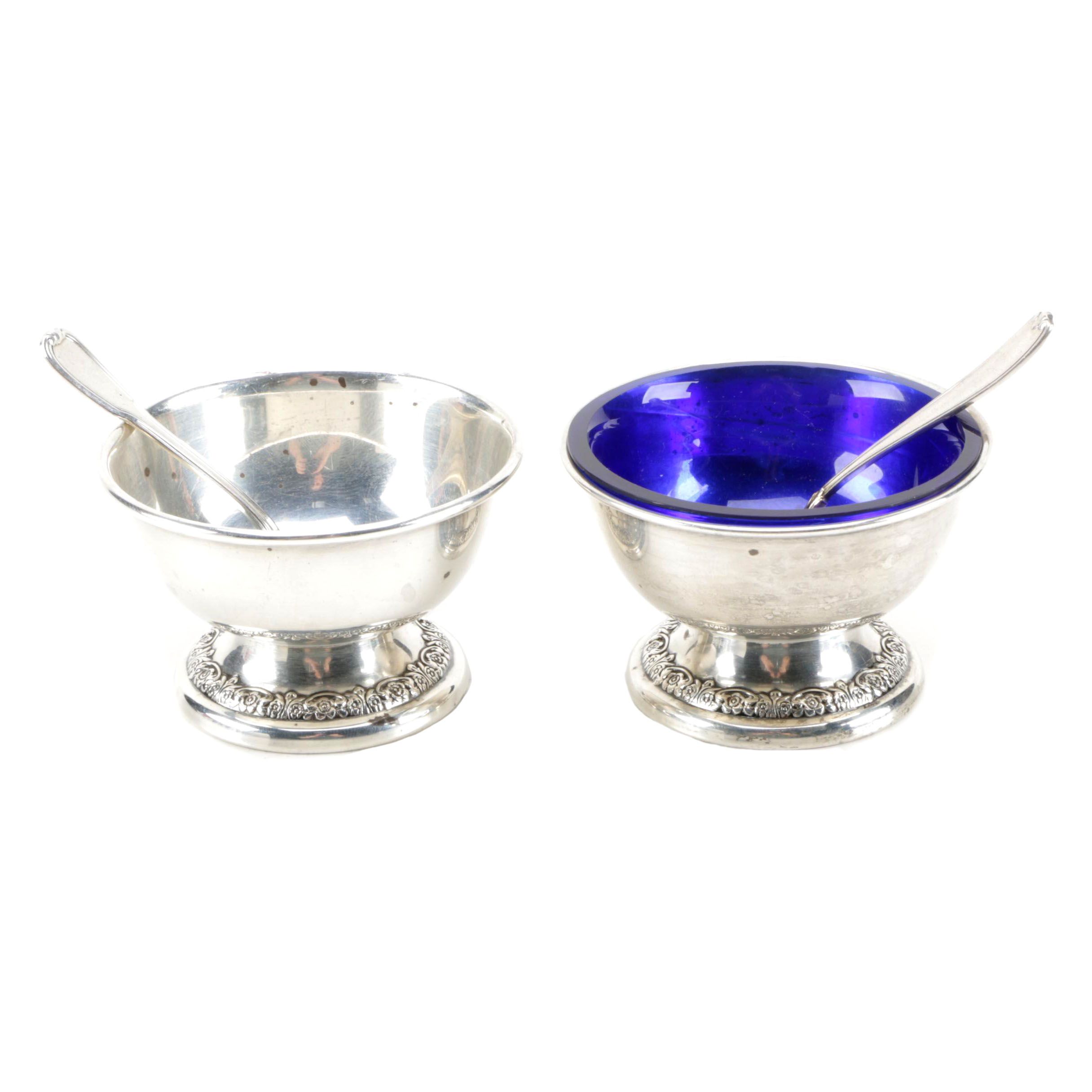 International Silver "Prelude" Sterling Silver Salt Cellars