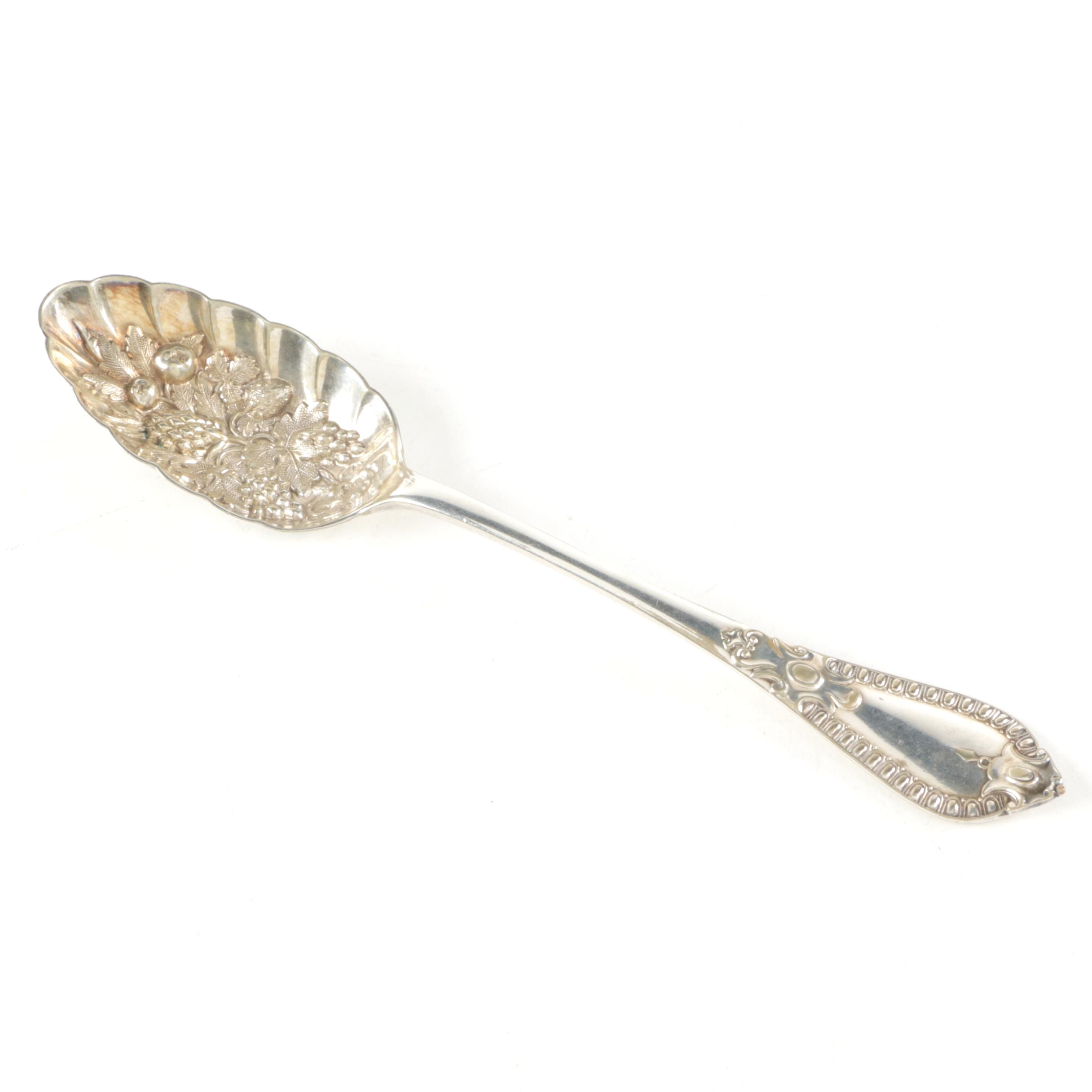 Silver Plate Sugar Spoon