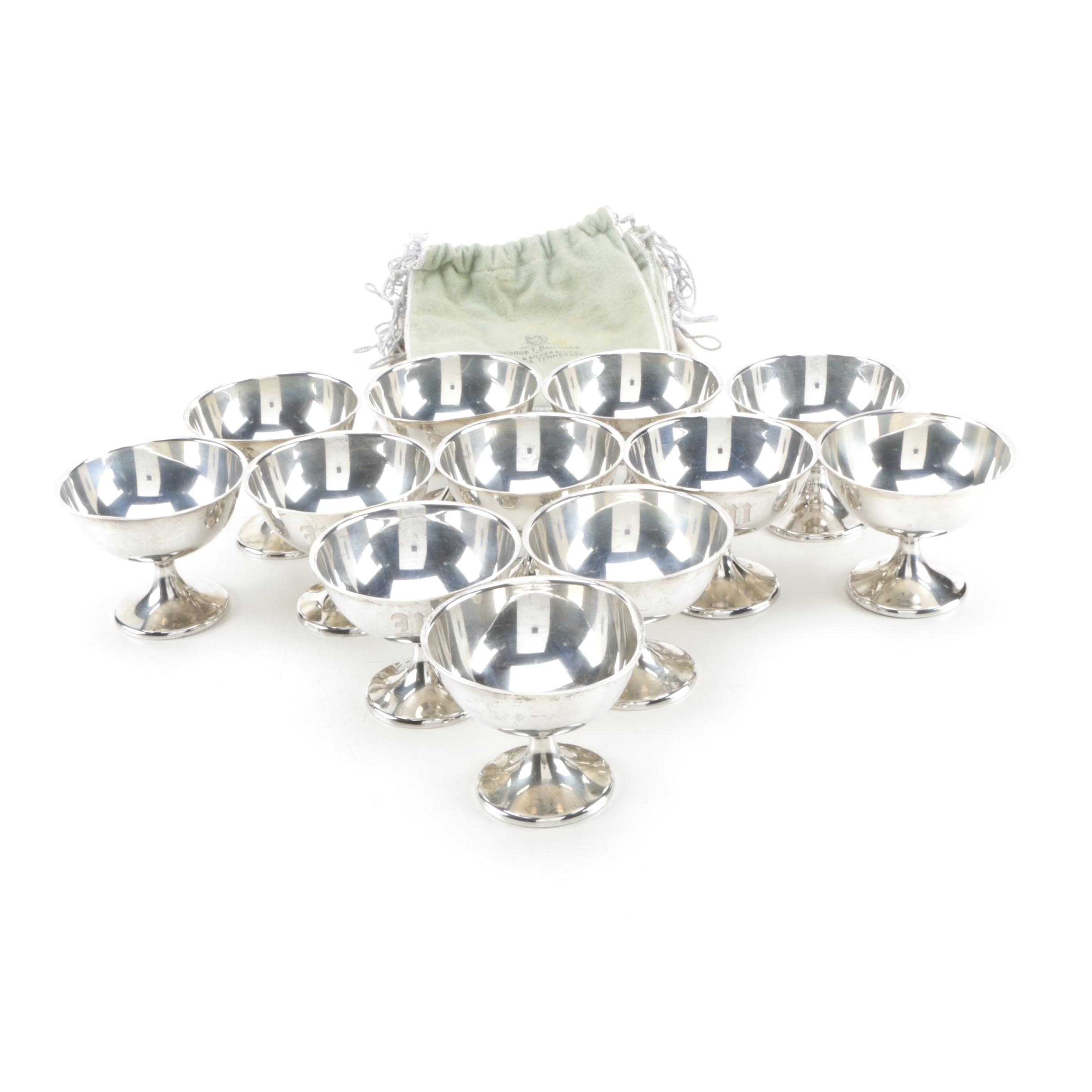 Set of Wallace Sterling Silver Dessert Cups