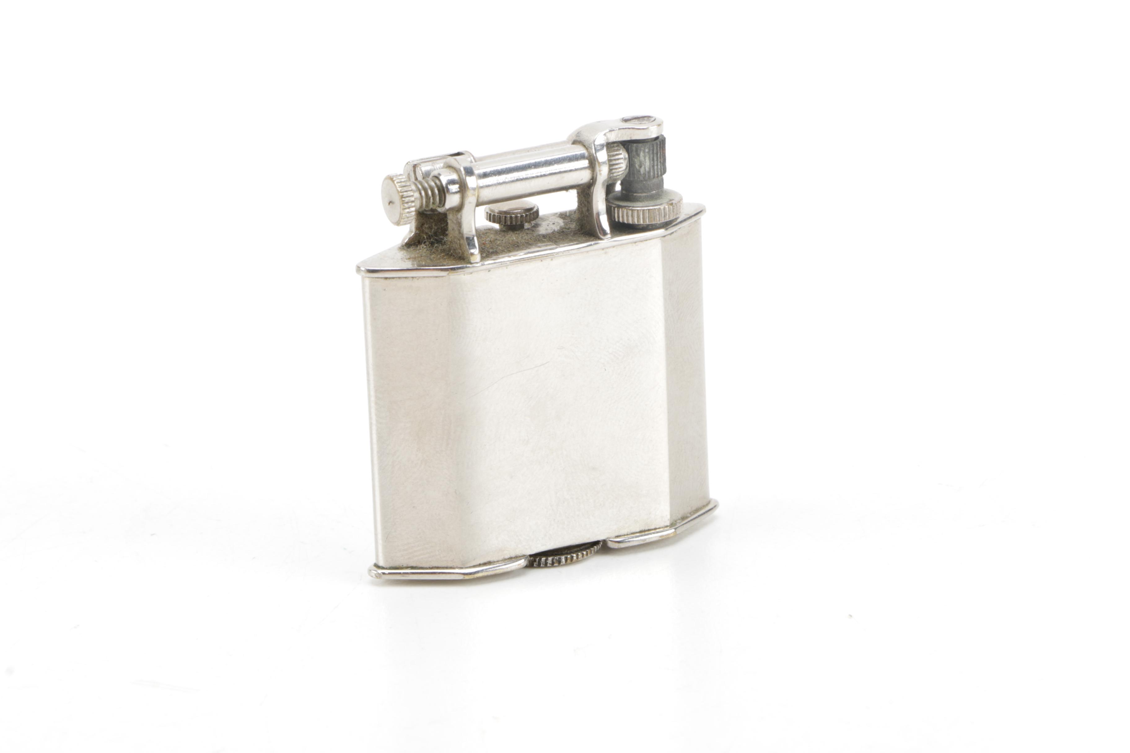 Vintage Elsmere Lighter Watch, Brush and Jar