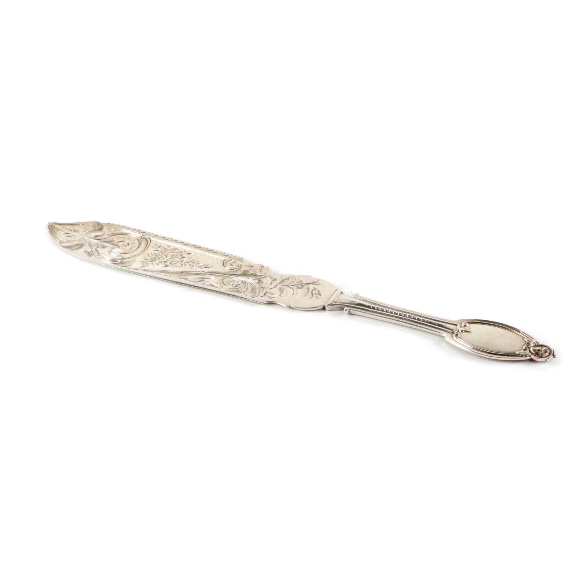 Albert Coles "Kenilworth" Sterling Cake Knife